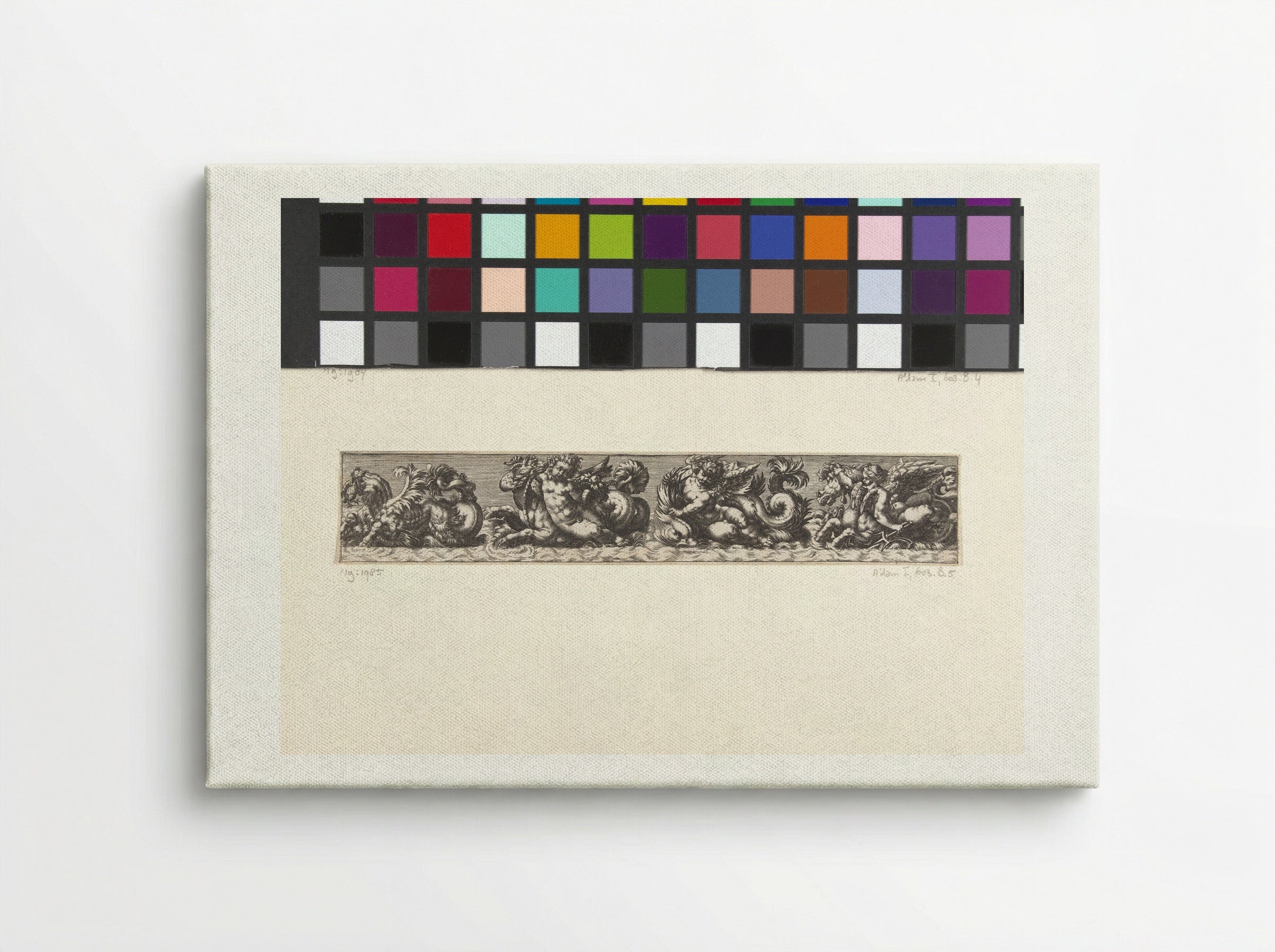 Untitled (Frieze with Sea Creatures and Putti) - Fine Art Print - Canvas