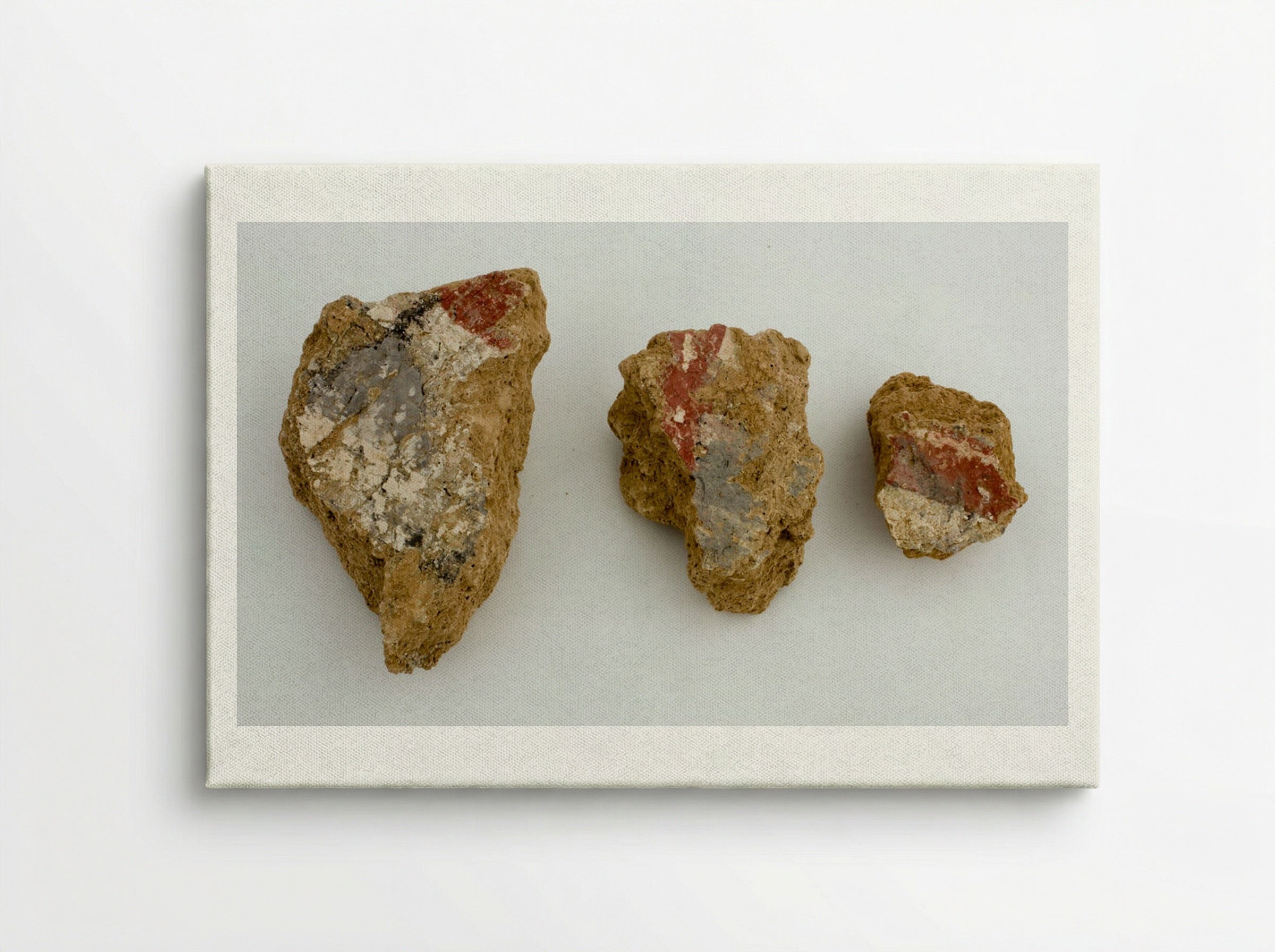 Fragments of Wall Paintings from Nuzi - Unknown Artist - Canvas