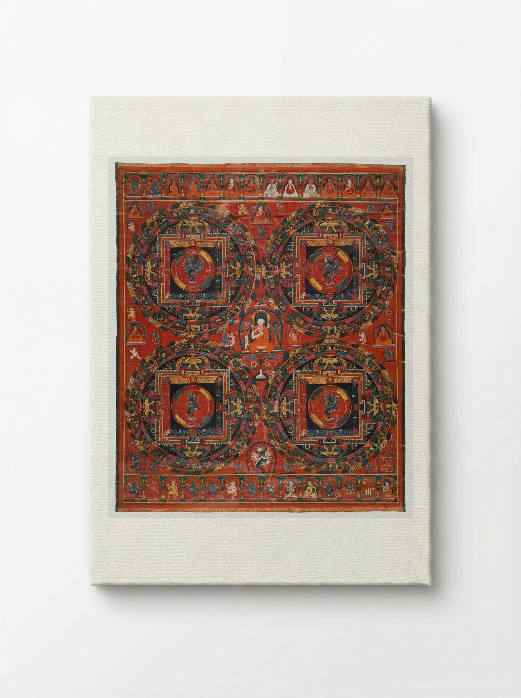 Four-circle Hevajra Mandala - Unknown Artist - Canvas