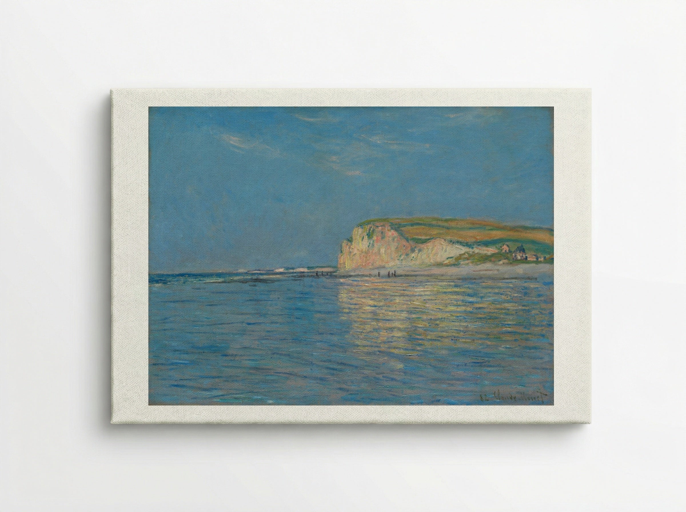 Low Tide at Pourville, near Dieppe - Claude Monet - Canvas