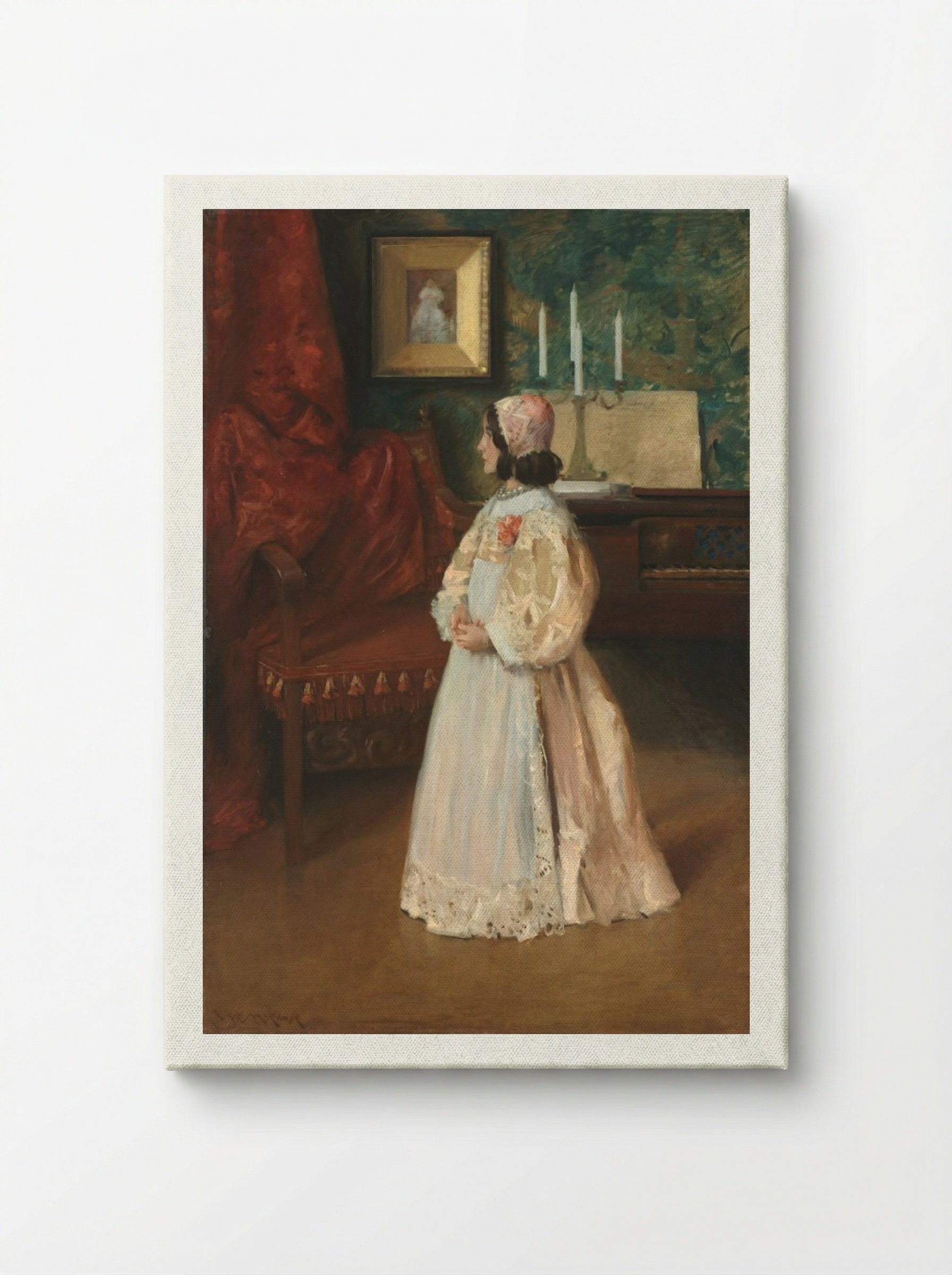 Portrait of My Daughter Alice - William Merritt Chase - Canvas
