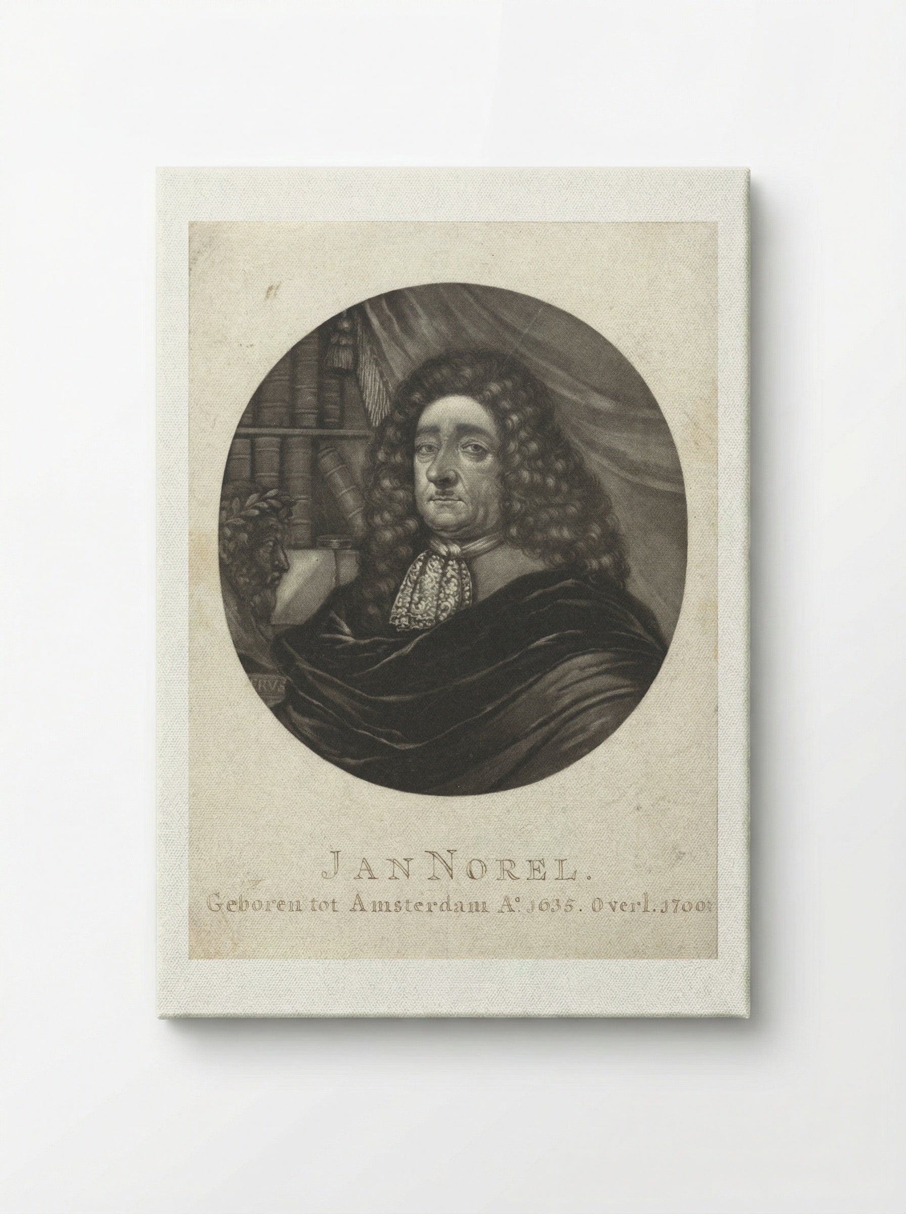 Portrait of Petrus Boudaan - Pieter Schenk (I) - Canvas