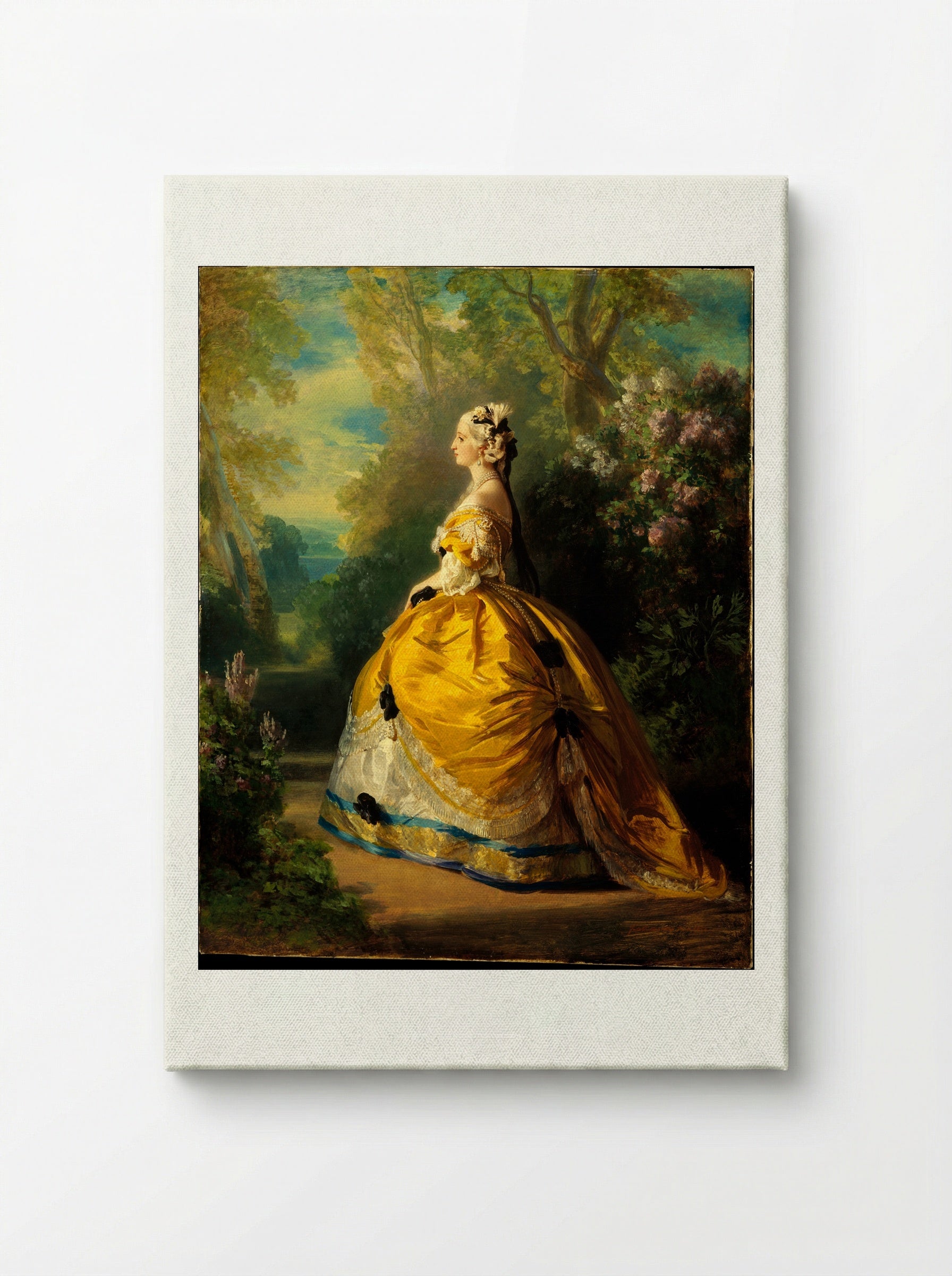 The Empress Eugénie - Franz Xaver Winterhalter - Canvas
