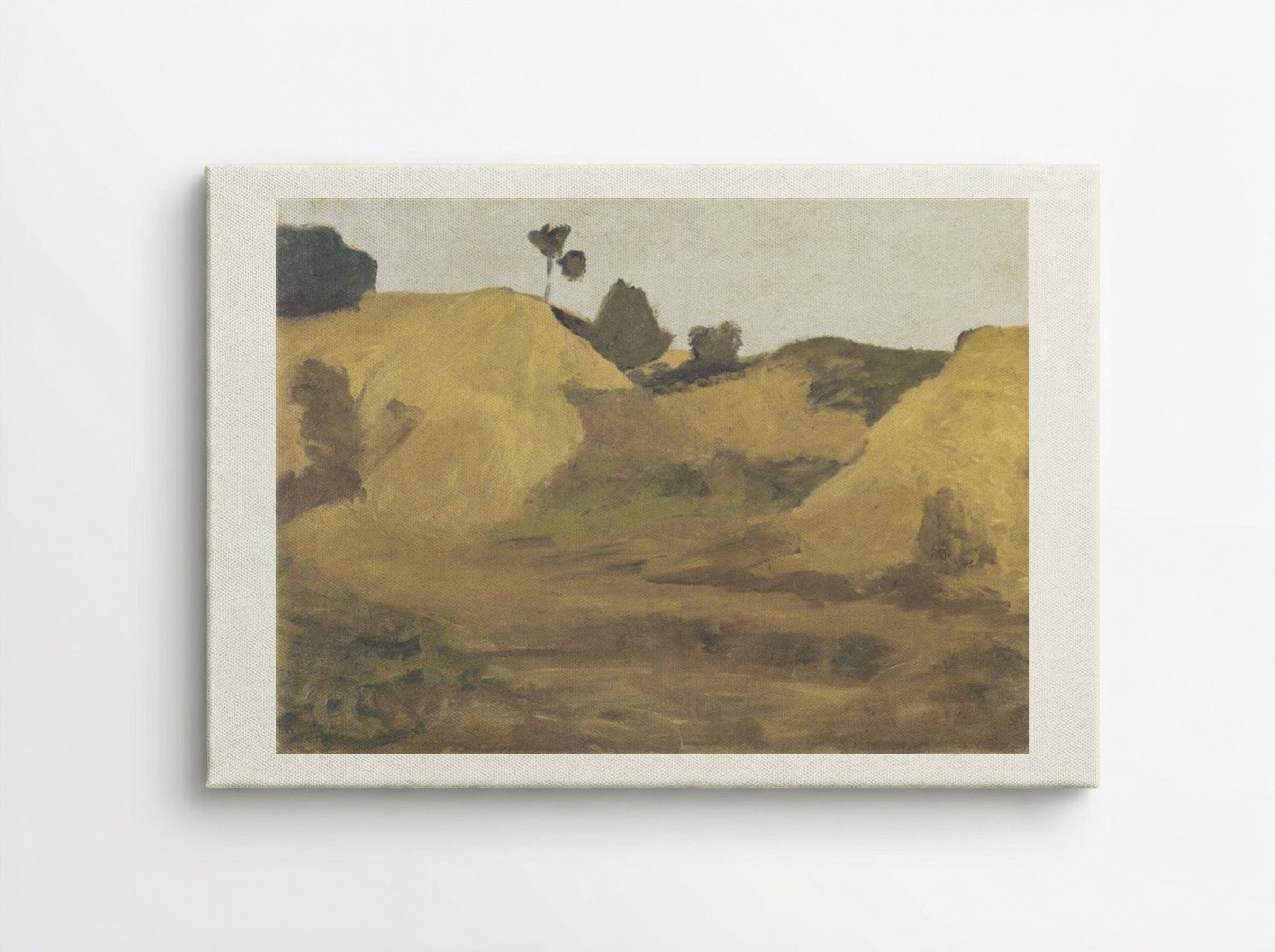 Sand pit at Weyersberg - Paula Modersohn-Becker - Canvas