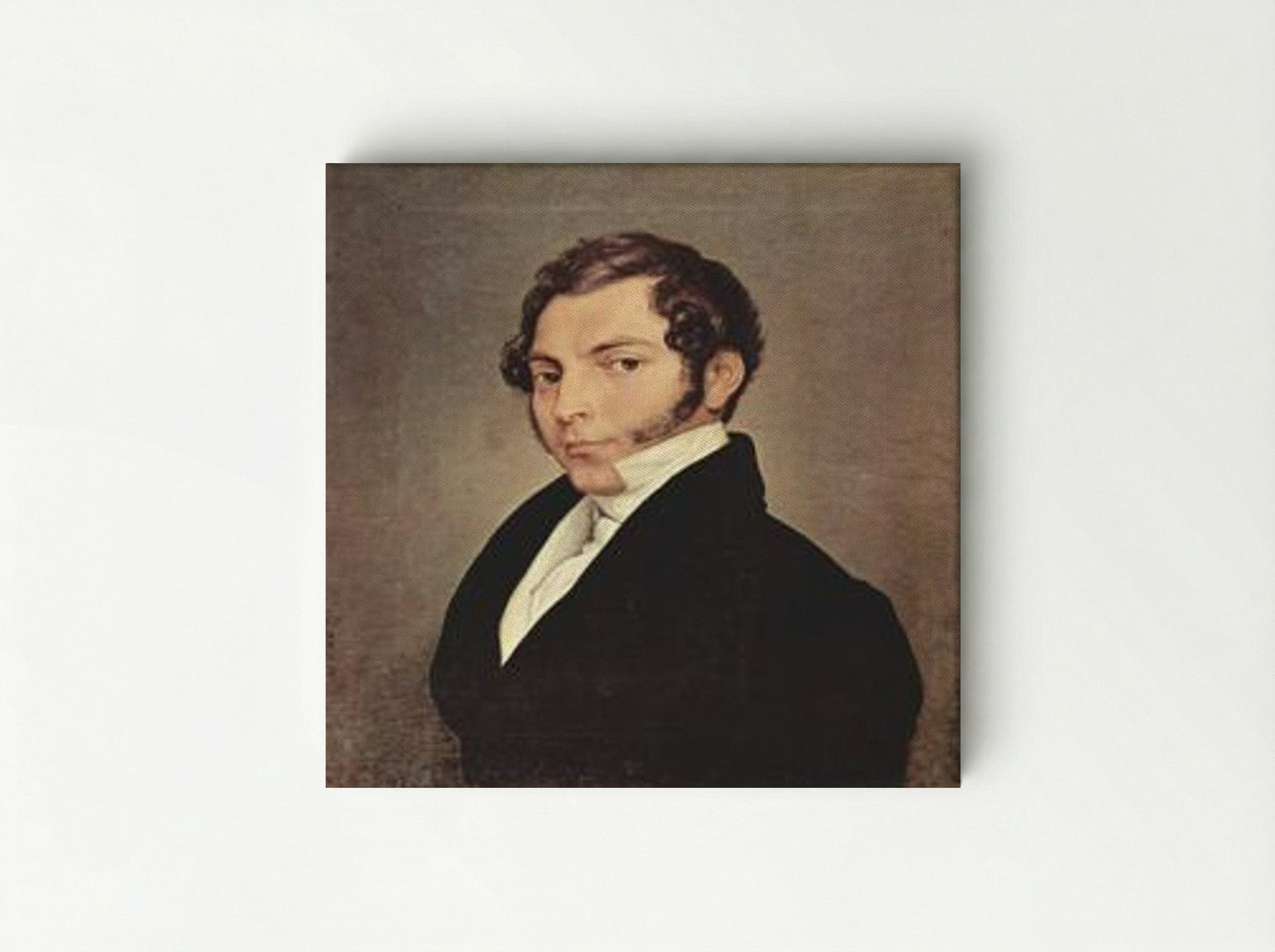 Portrait of Conte Ninni - Francesco Hayez - Canvas