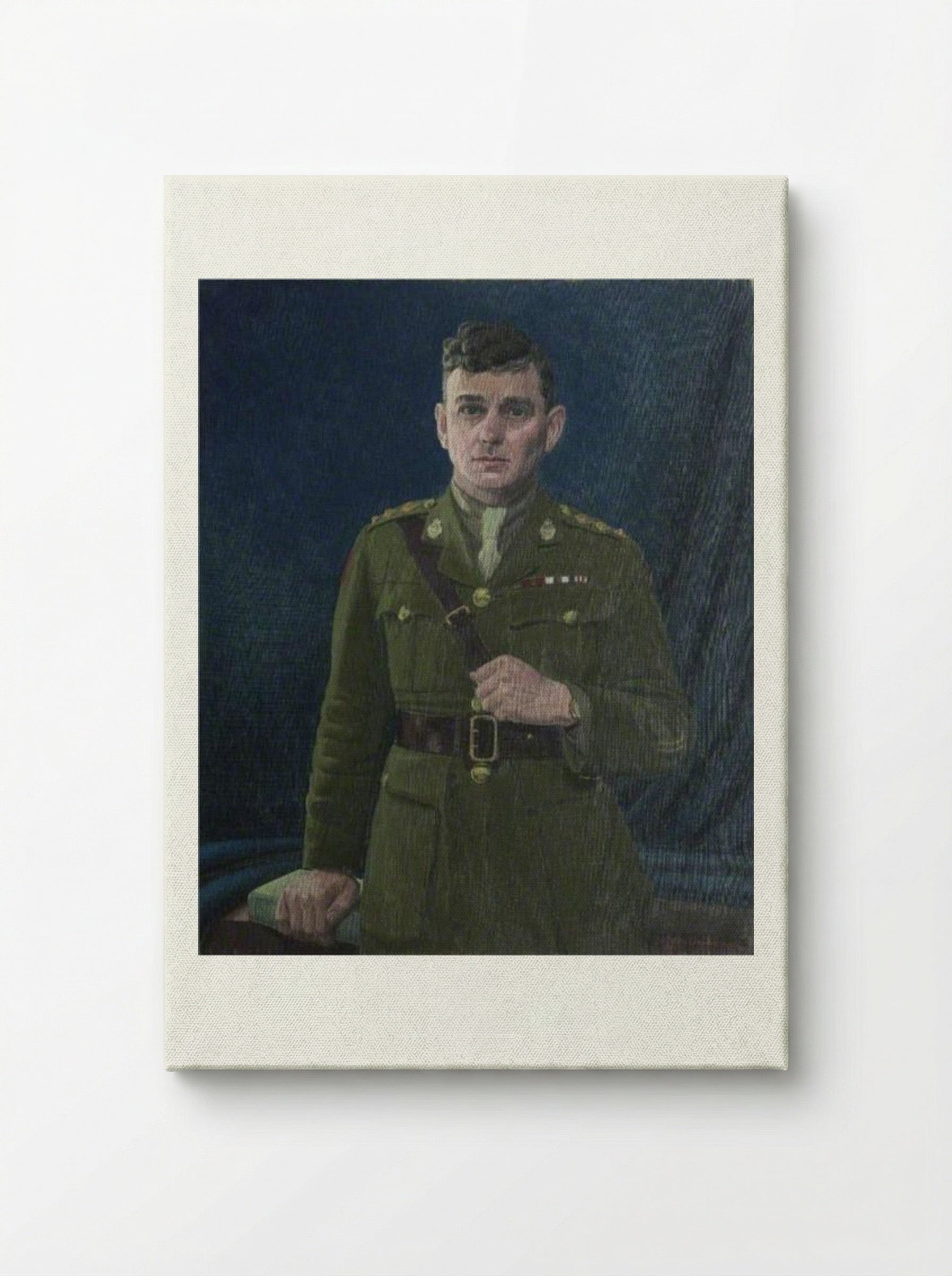 Captain George Burdon McKean, VC, MC - Leon Underwood - Canvas