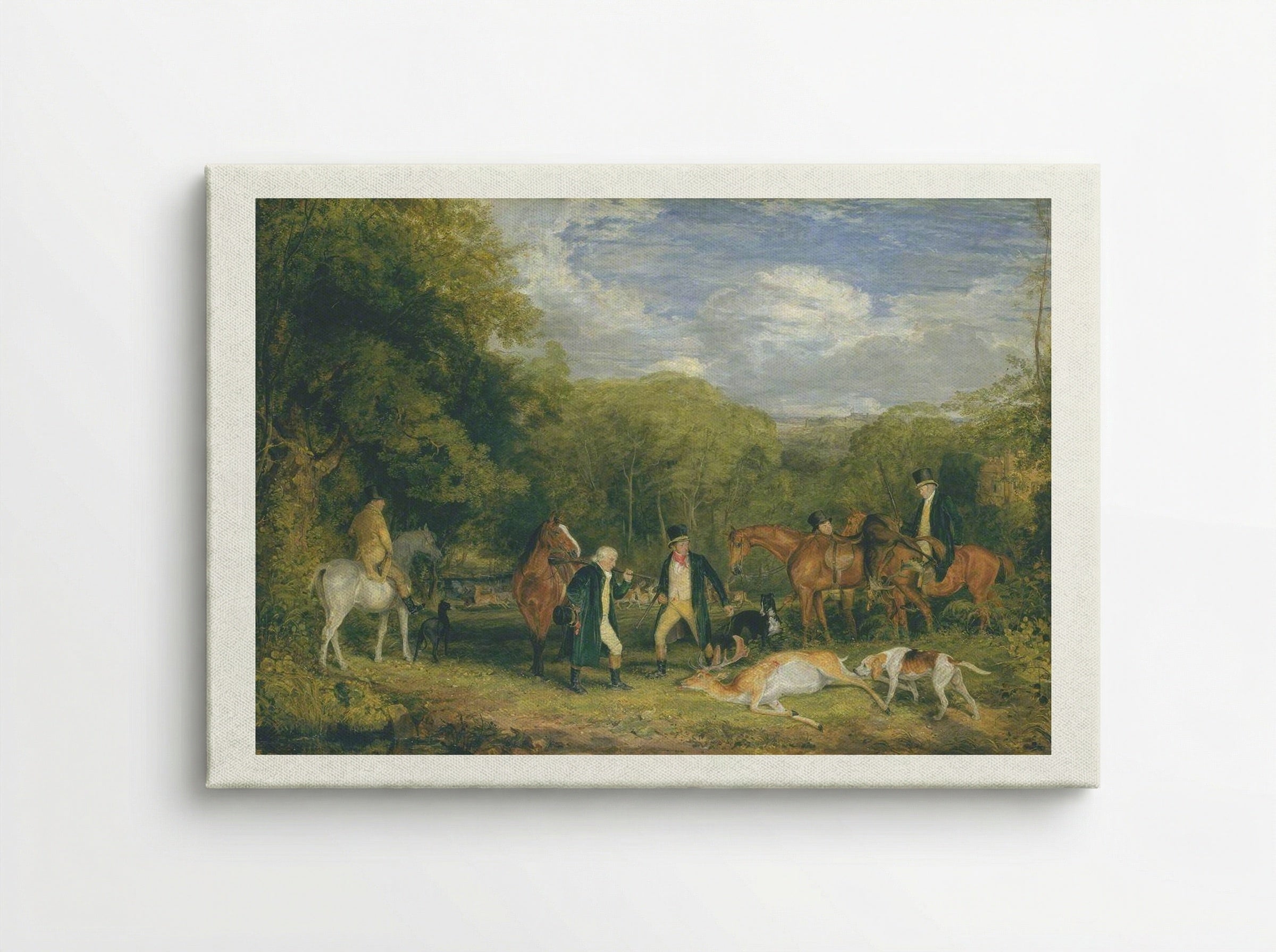 Buck Shooting - John Frederick Lewis - Canvas