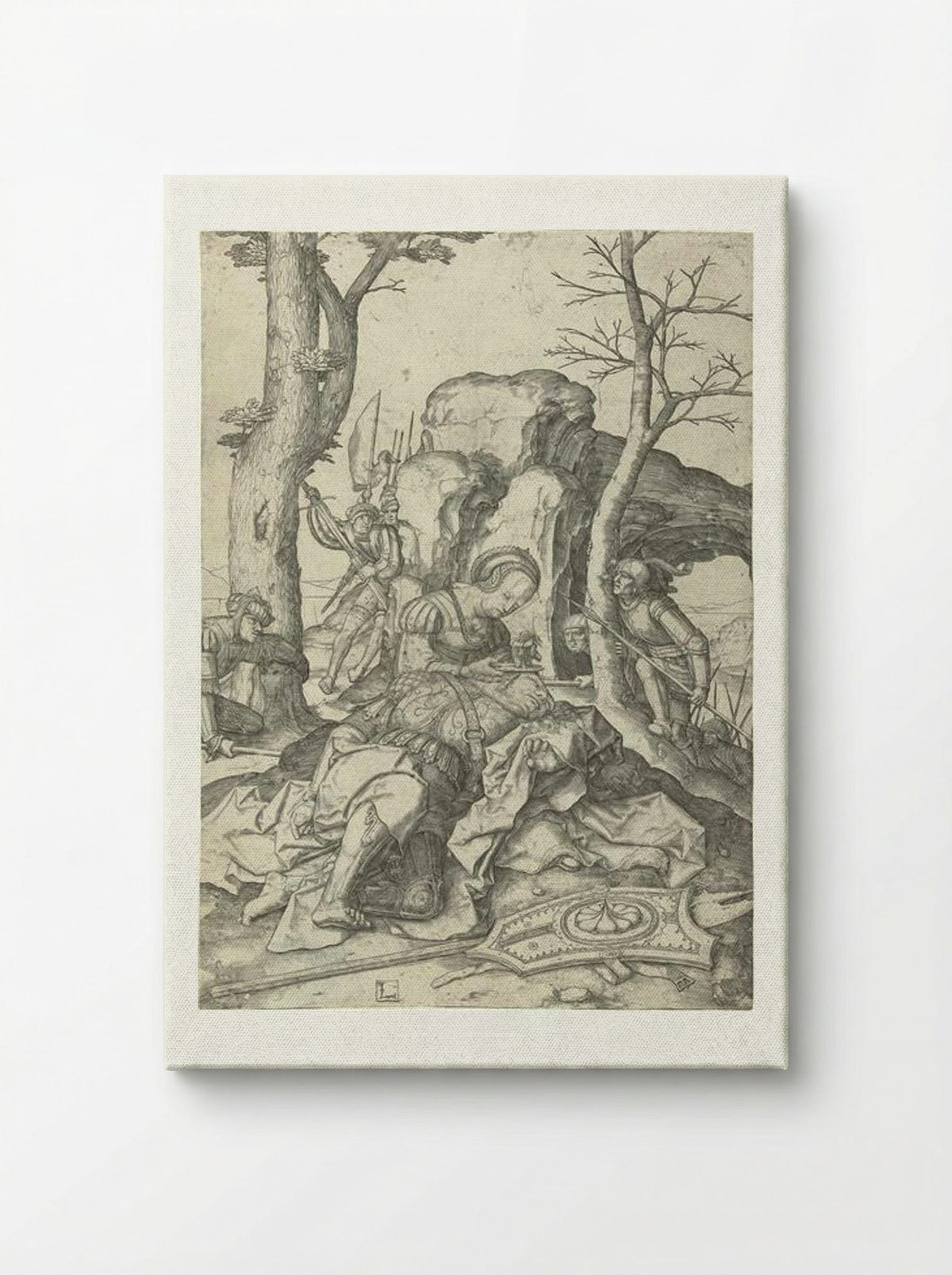 Samson and Delilah - Lucas van Leyden - Canvas