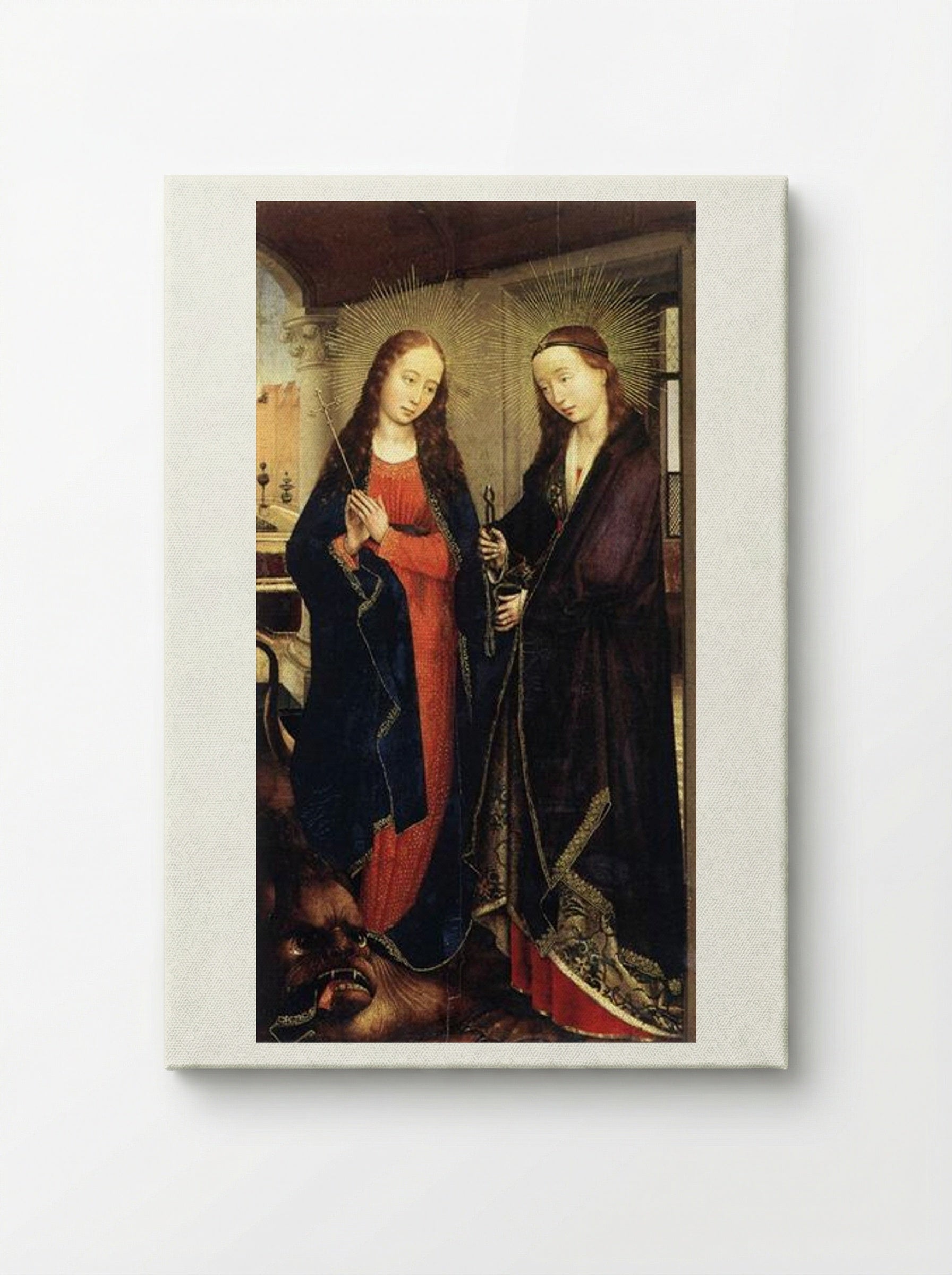 Saints Margaret and Apollonia - Rogier van der Weyden - Canvas