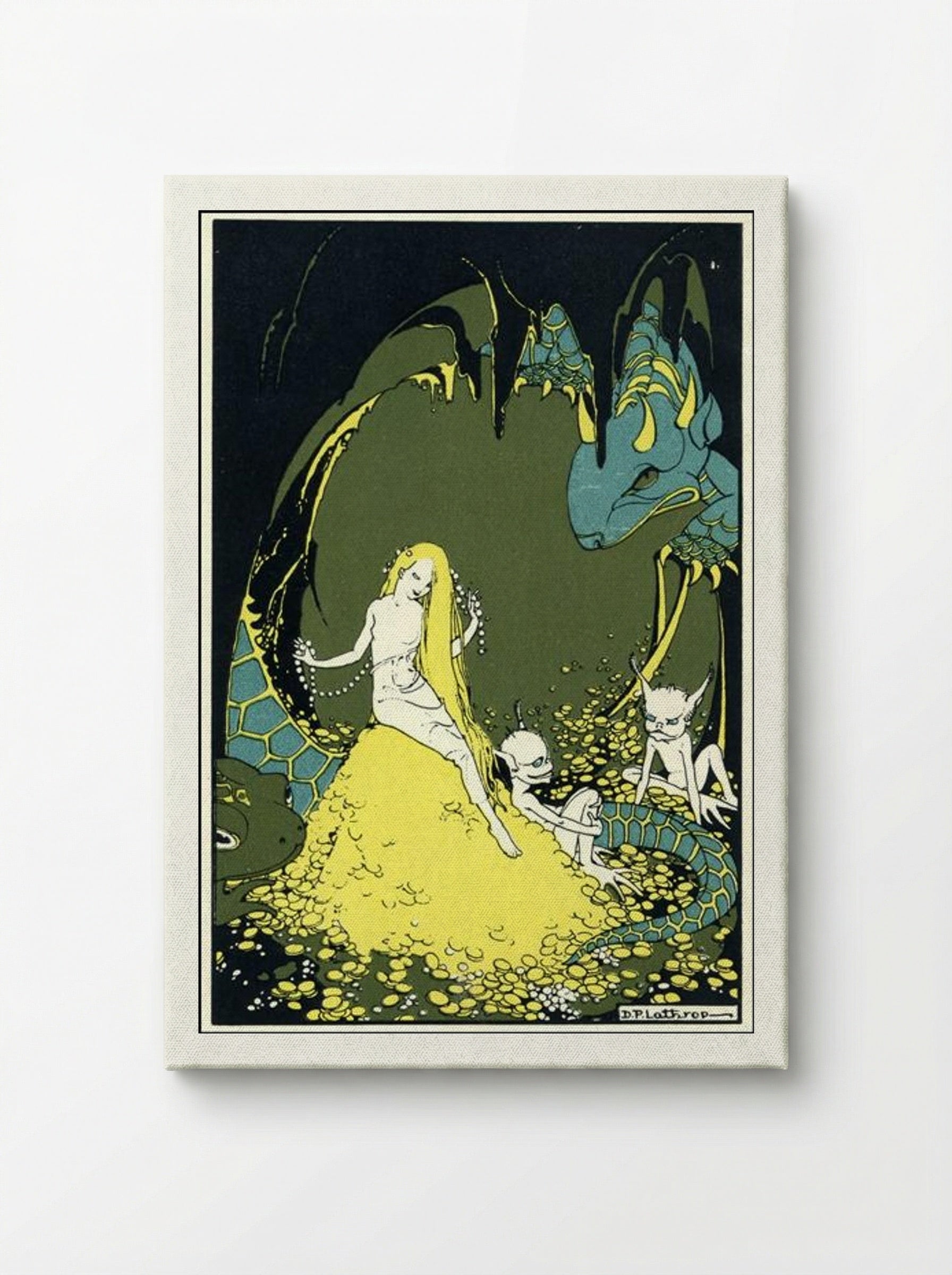 Illustration for The Treasure of Carcassonne - Dorothy Lathrop - Canvas