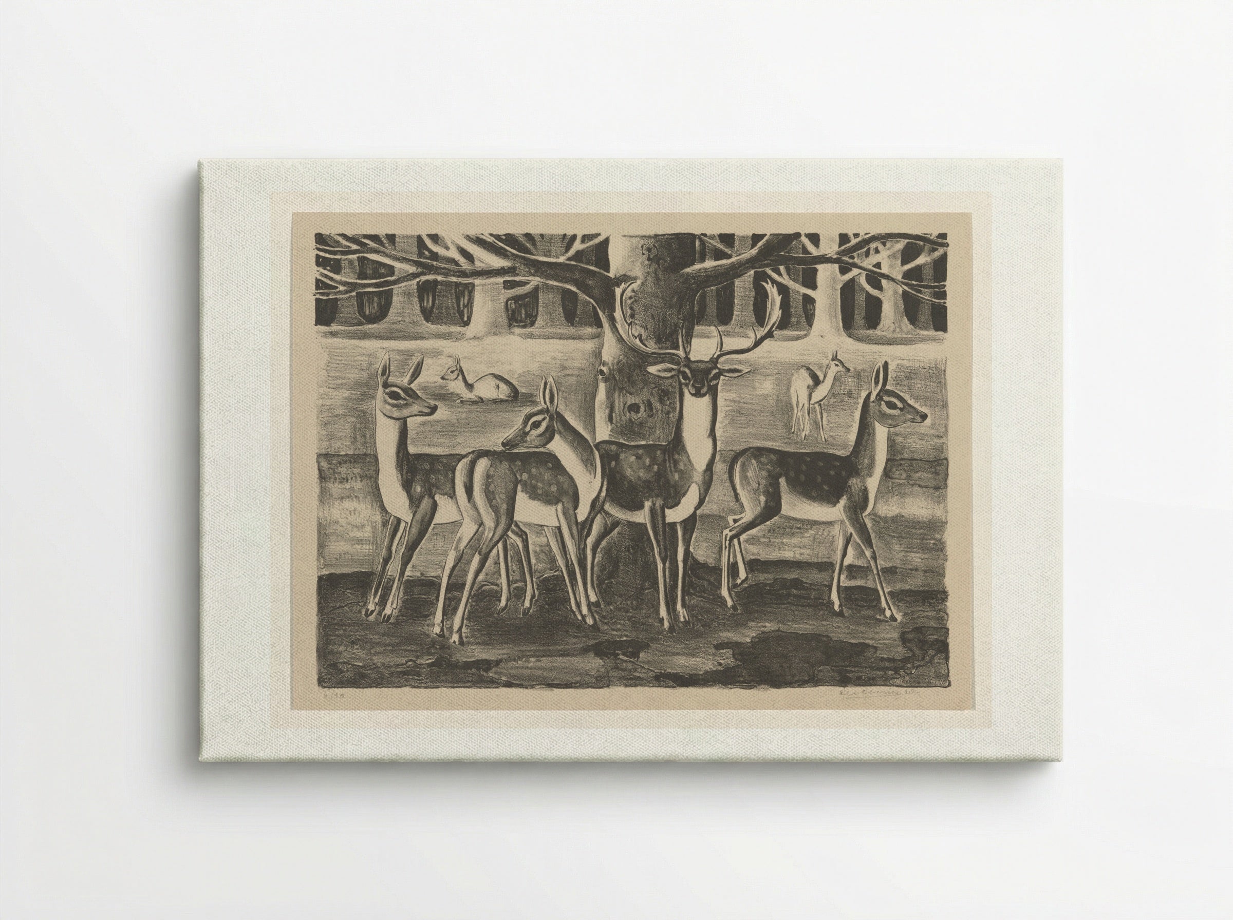 Herten - Ger Gerrits - Canvas