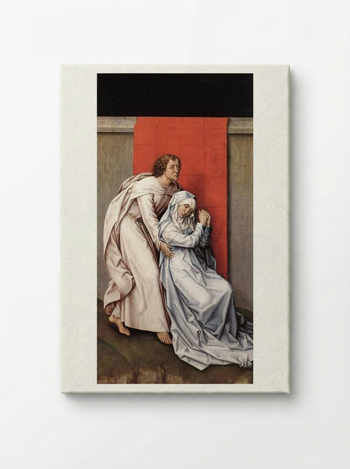 Crucifixion Diptych - Rogier van der Weyden - Canvas