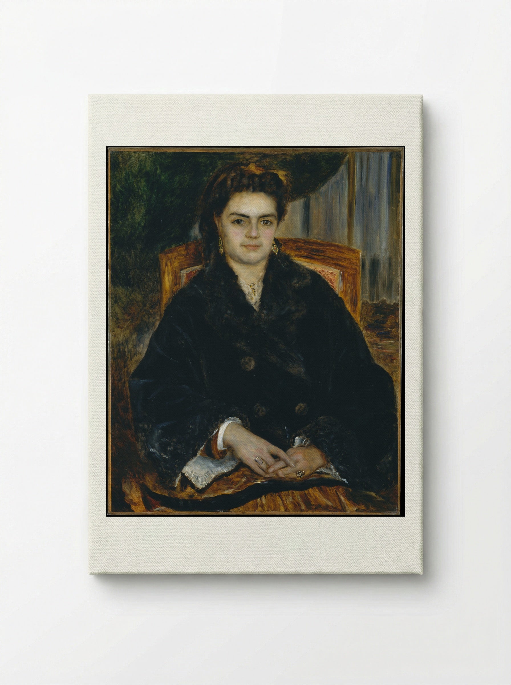 Madame Édouard Bernier - Auguste Renoir - Canvas