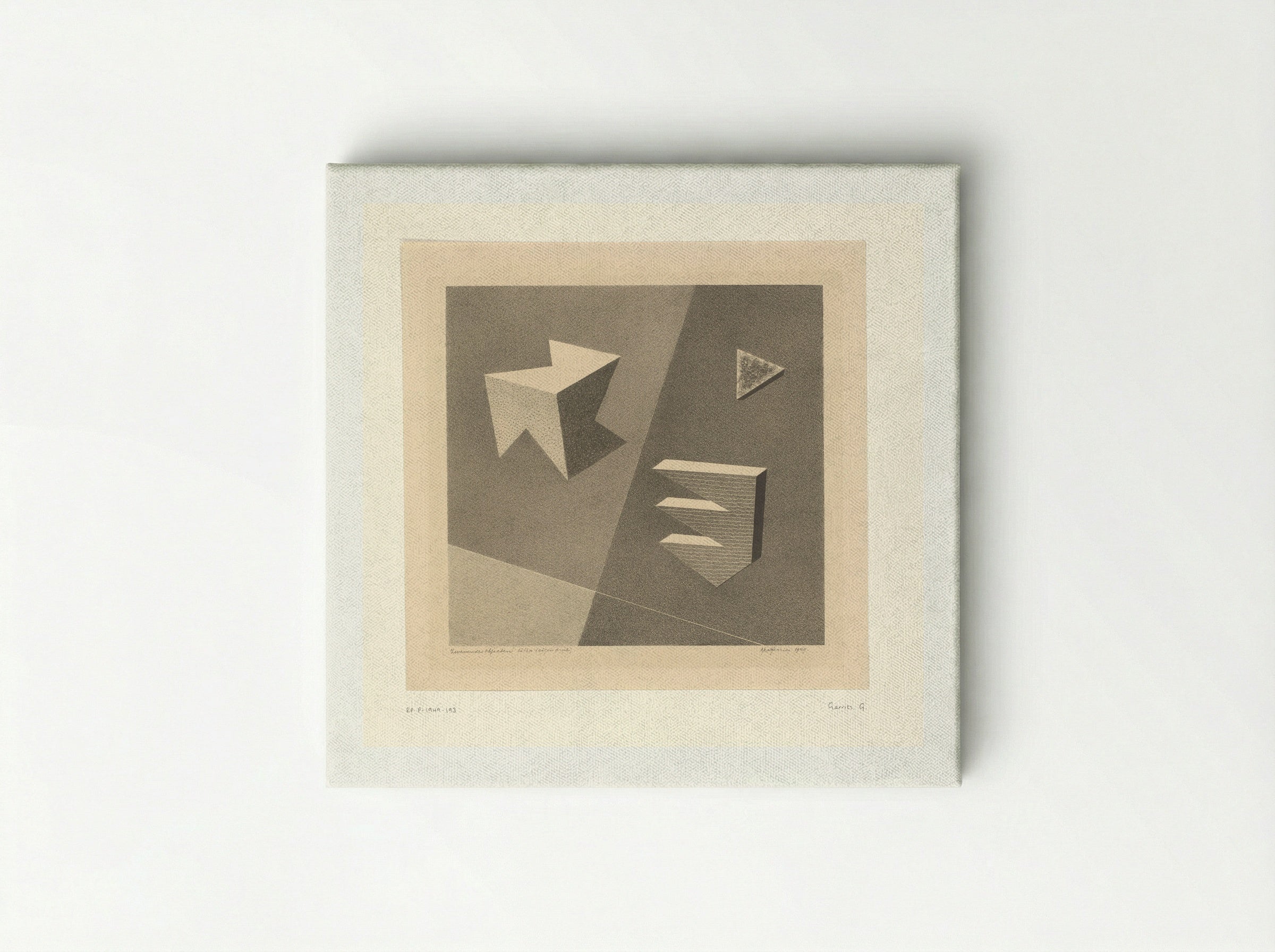 Zwevende objecten - Ger Gerrits - Canvas