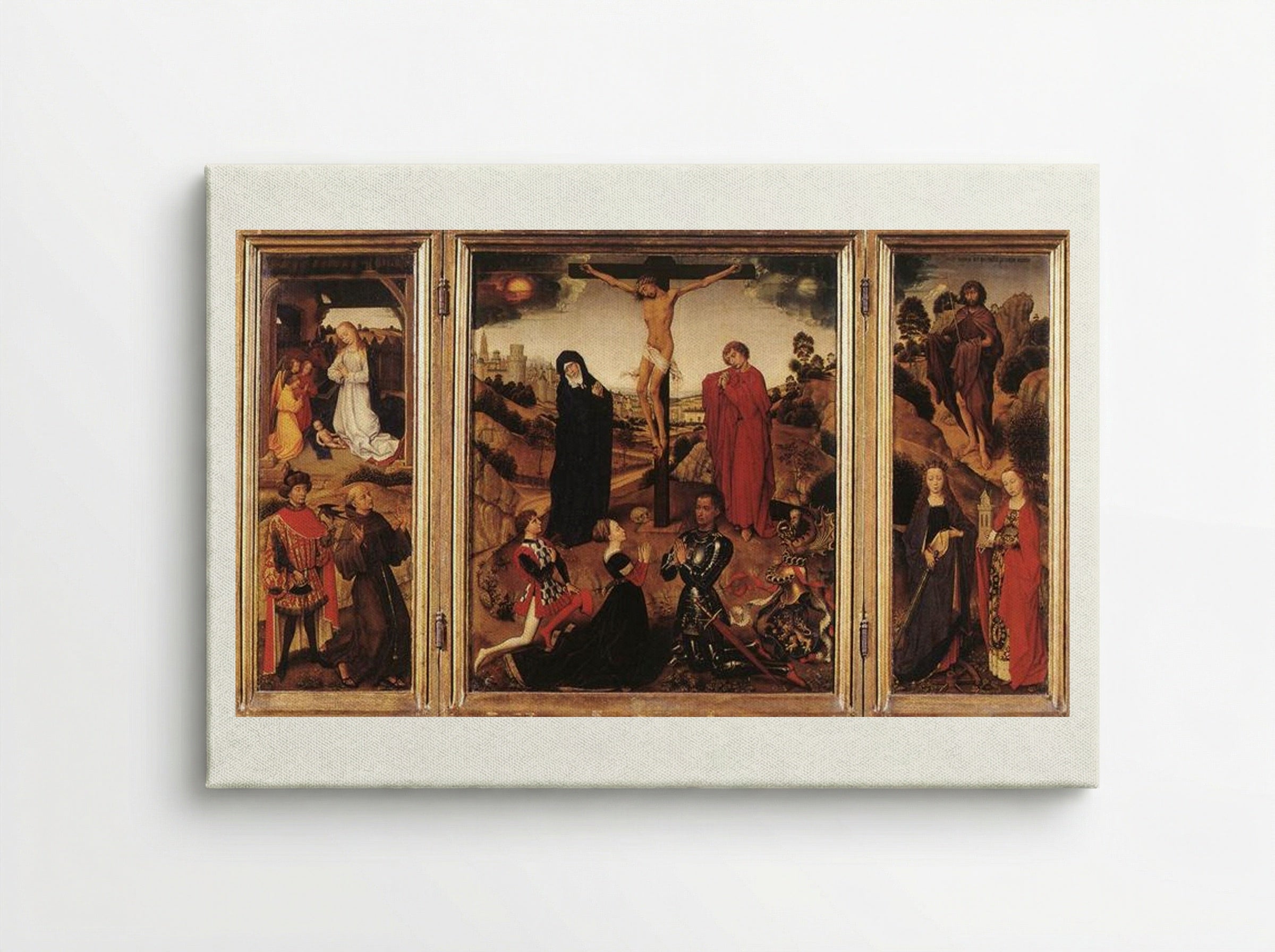 Sforza Triptych - Rogier van der Weyden - Canvas