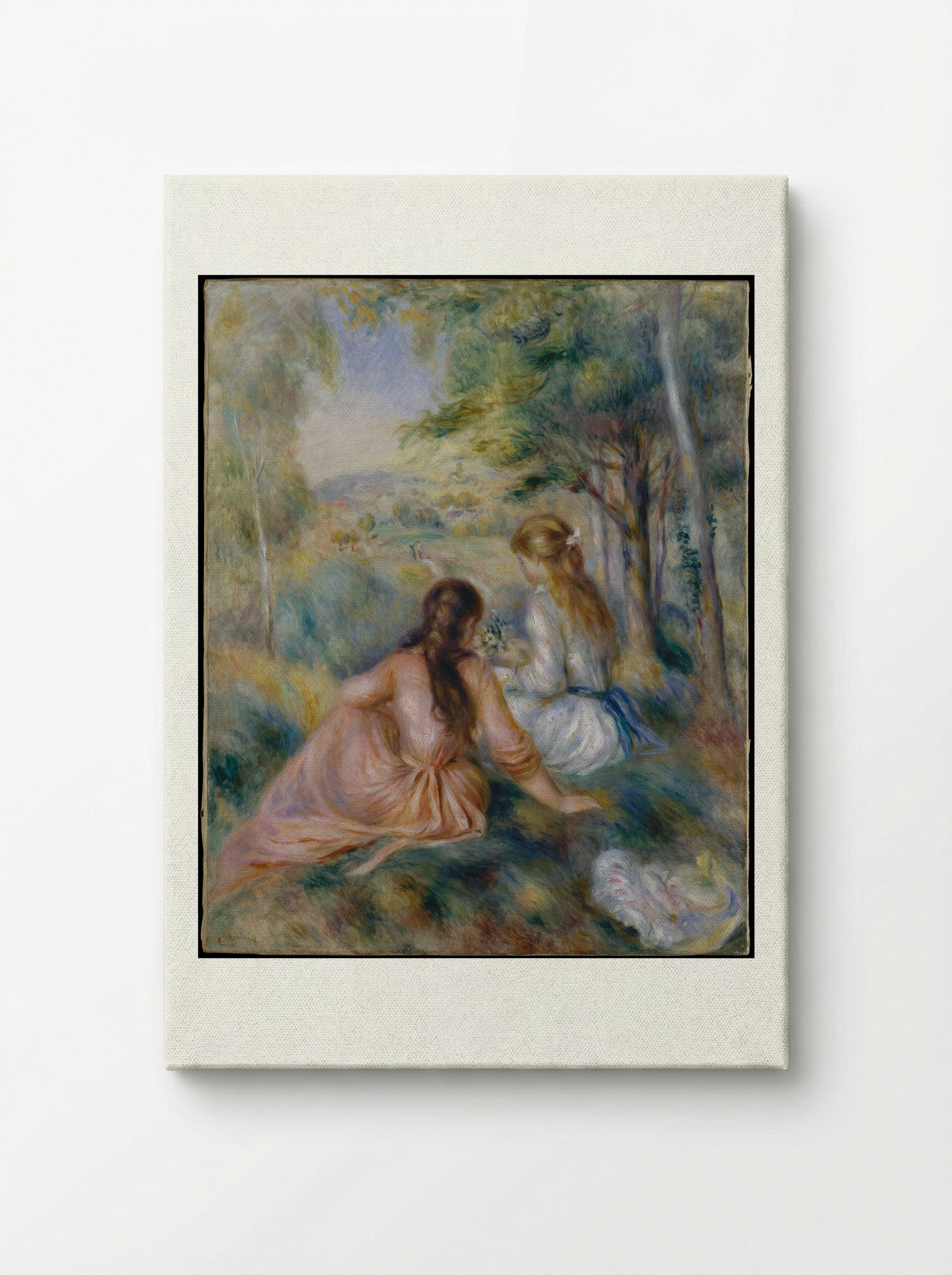 In the Meadow - Auguste Renoir - Canvas