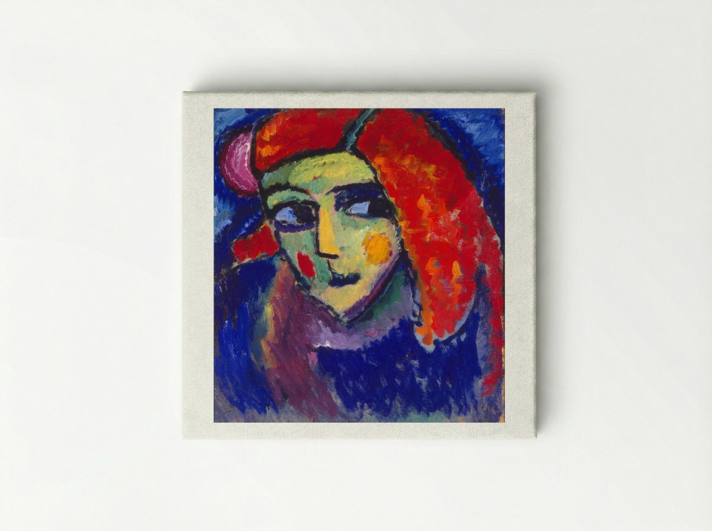 Pale Woman with Red Hair - Alexej von Jawlensky - Canvas