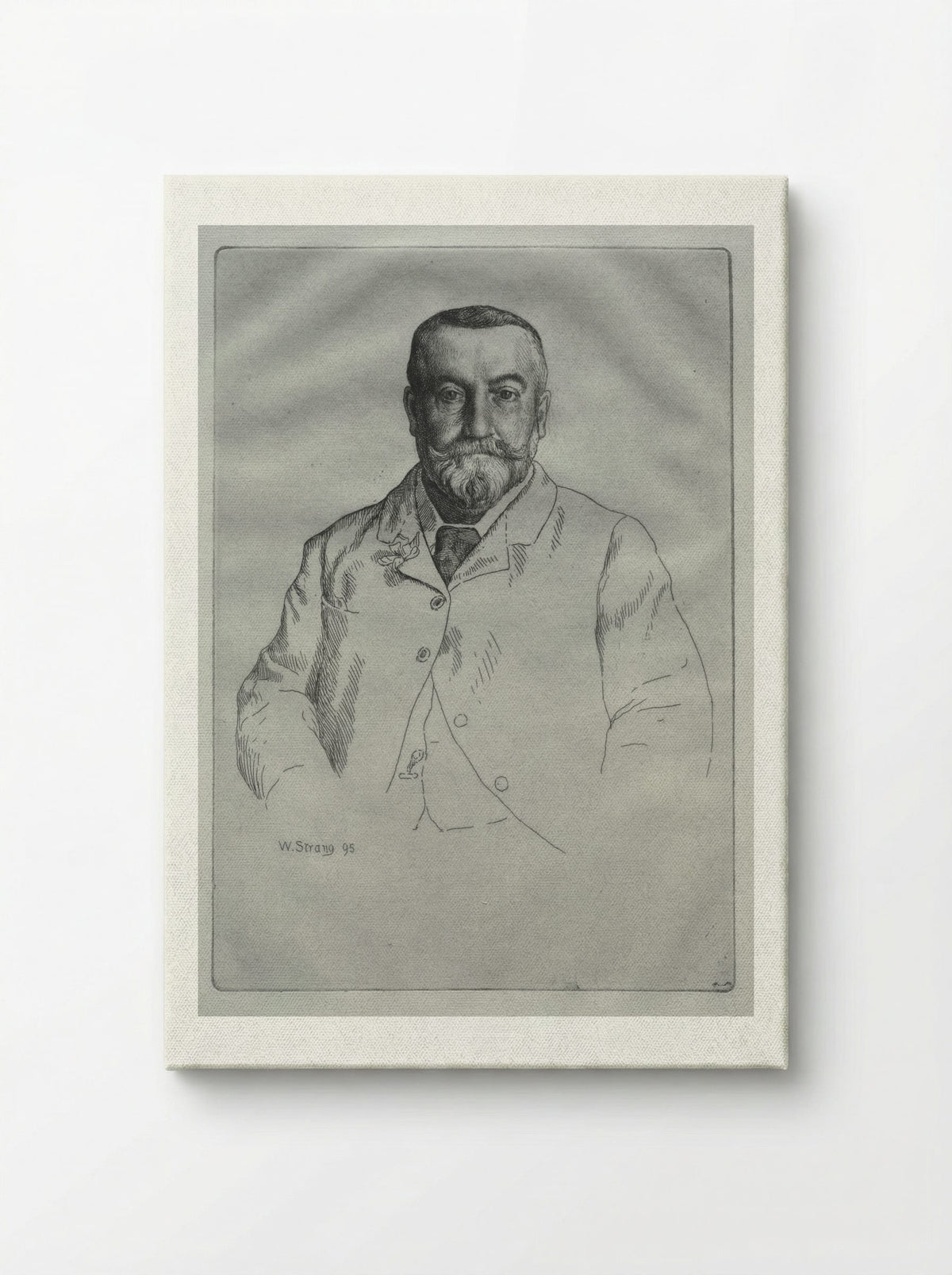 Portrait of H. Cock - William Strang - Canvas