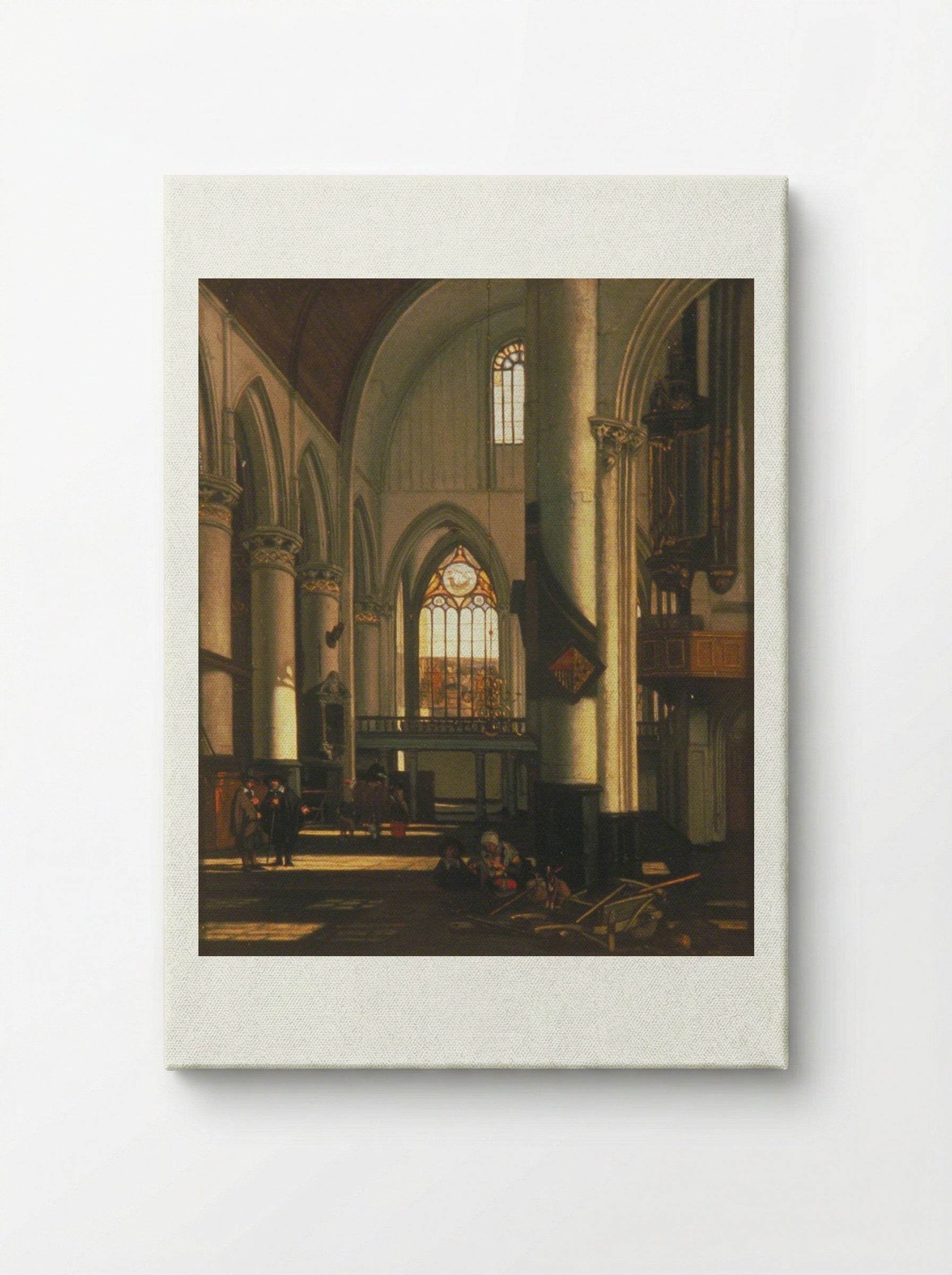 Interior of a Church - Emanuel de Witte - Canvas