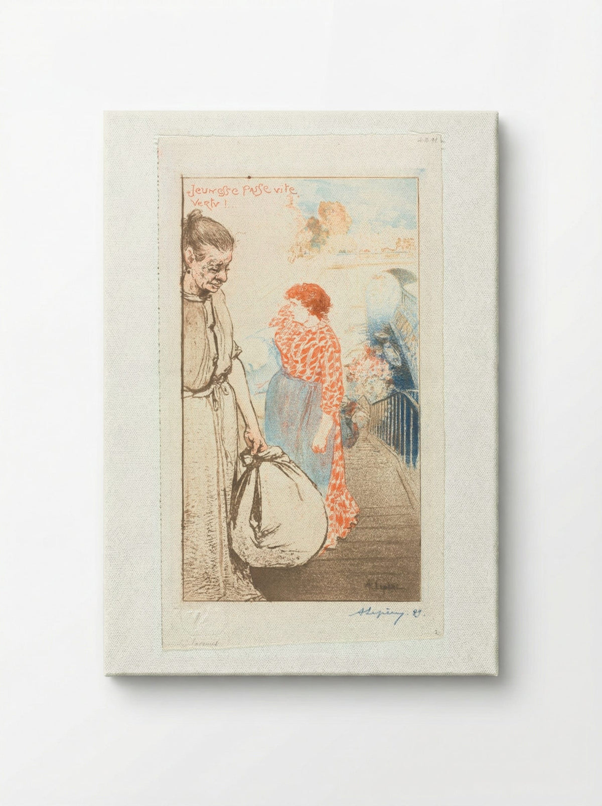 Washerwomen (Les Laveuses) - Auguste Louis Lepère - Canvas