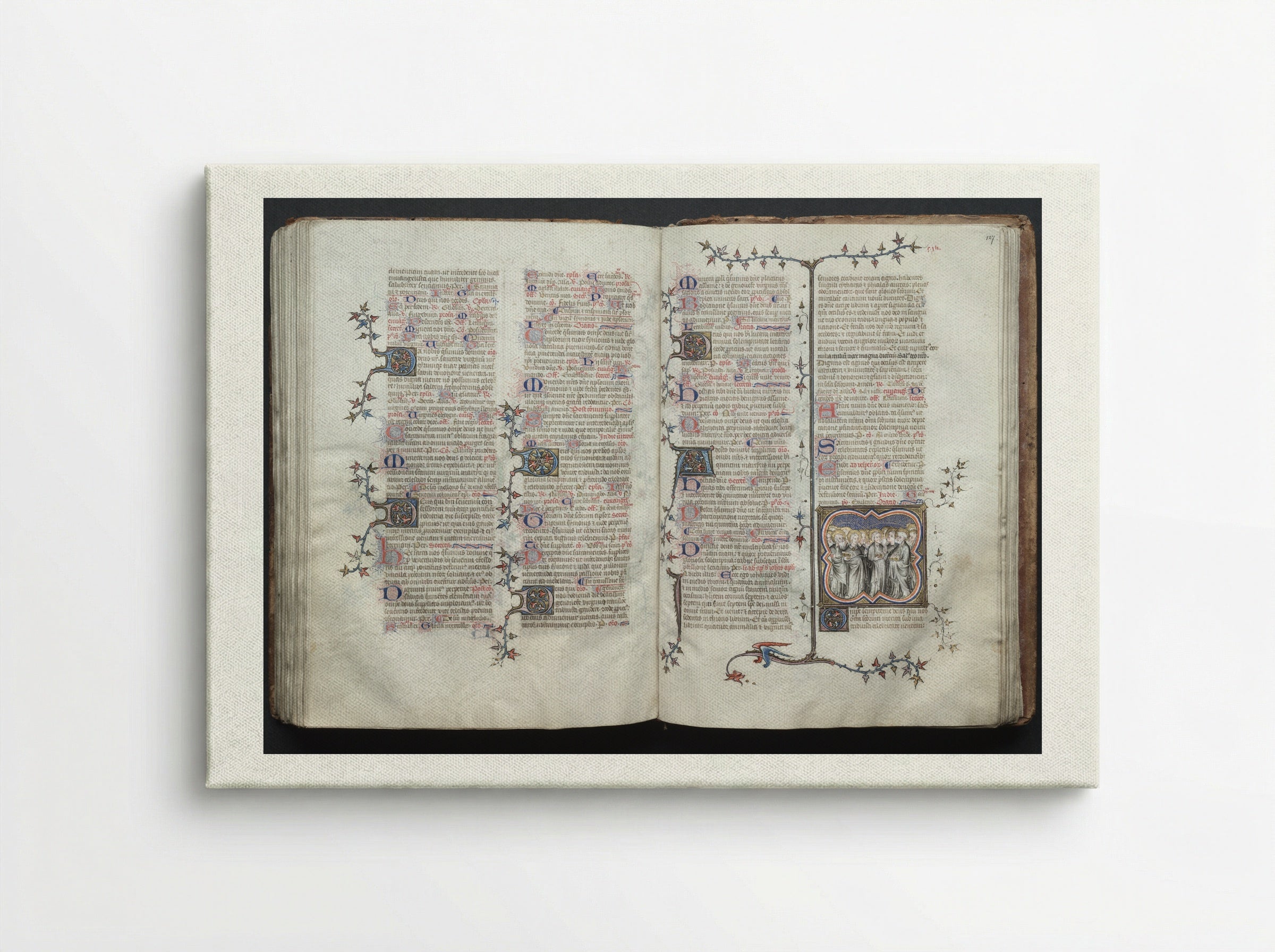 The Gotha Missal: Fol. 94r - Master of the Boqueteaux - Canvas