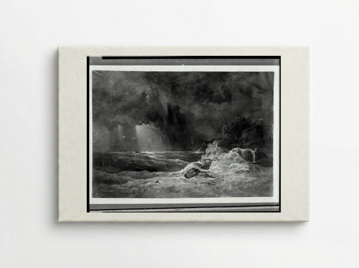 Shipwreck - John Martin - Canvas