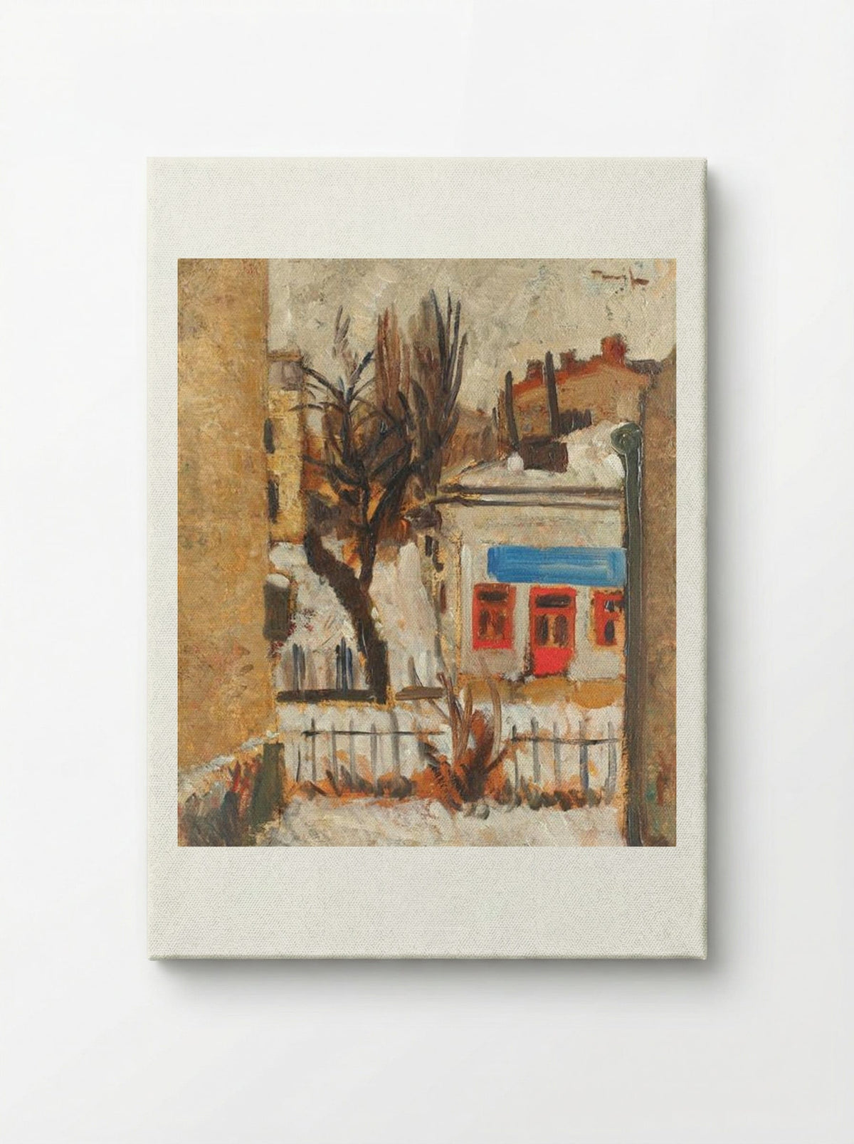 Winter Landscape - Nicolae Tonitza - Canvas