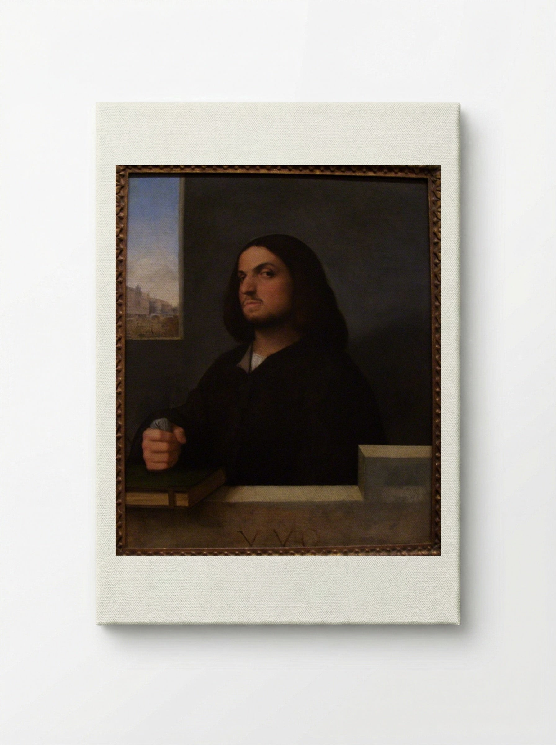 Portrait of a Venetian Gentleman - Giorgione - Canvas