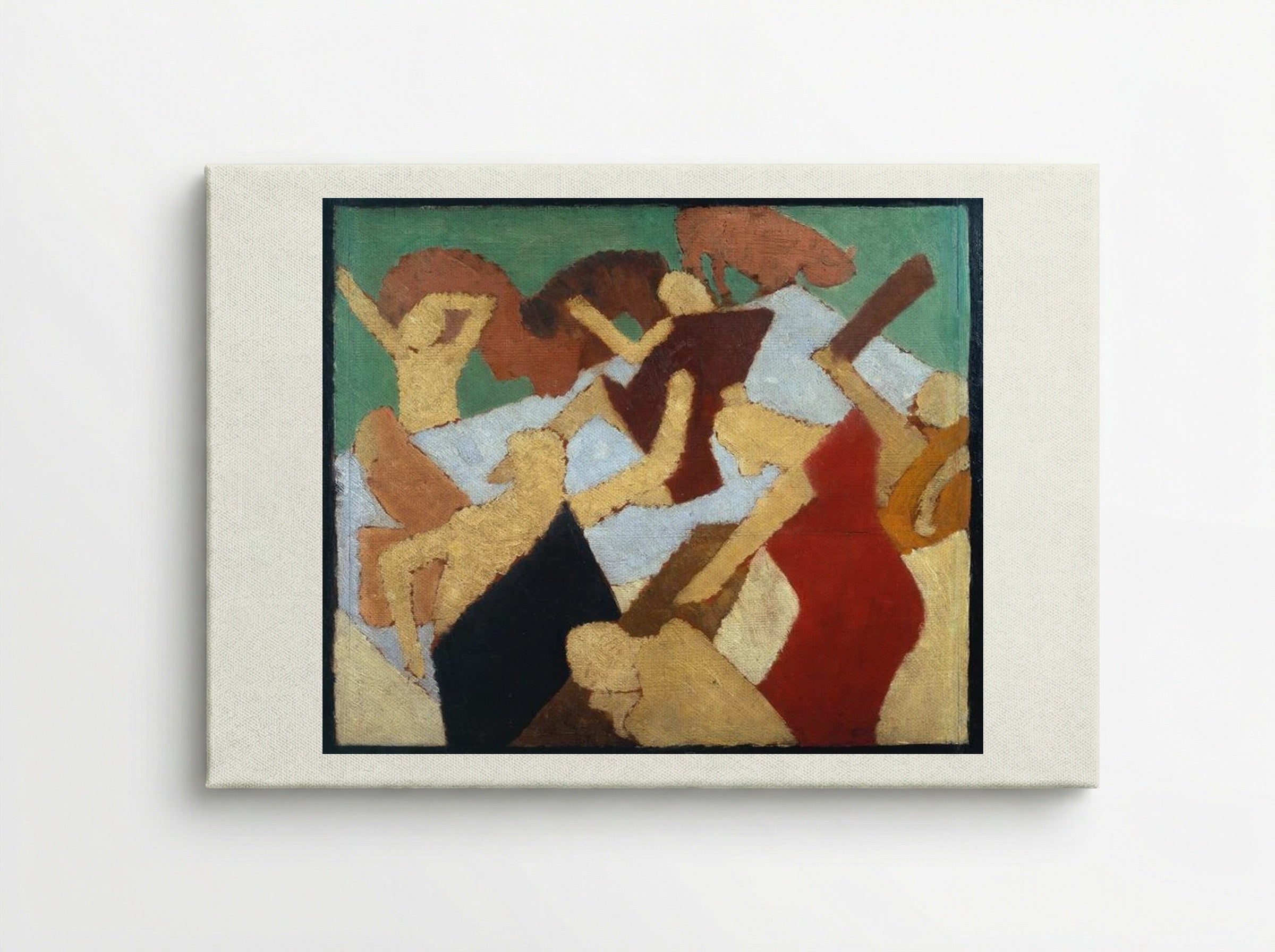 Bathing Scene - David Bomberg - Canvas