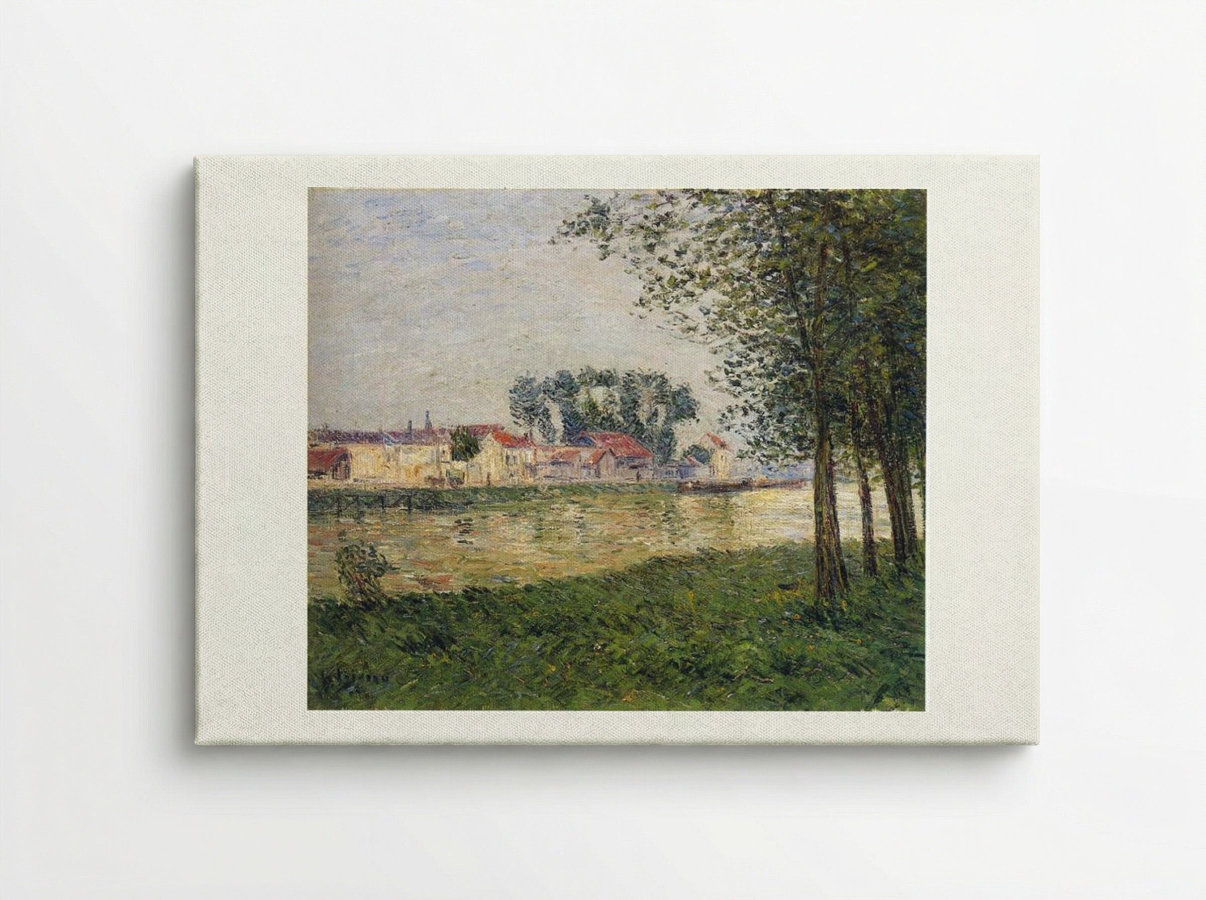 By the Oise at Parmain - Gustave Loiseau - Canvas