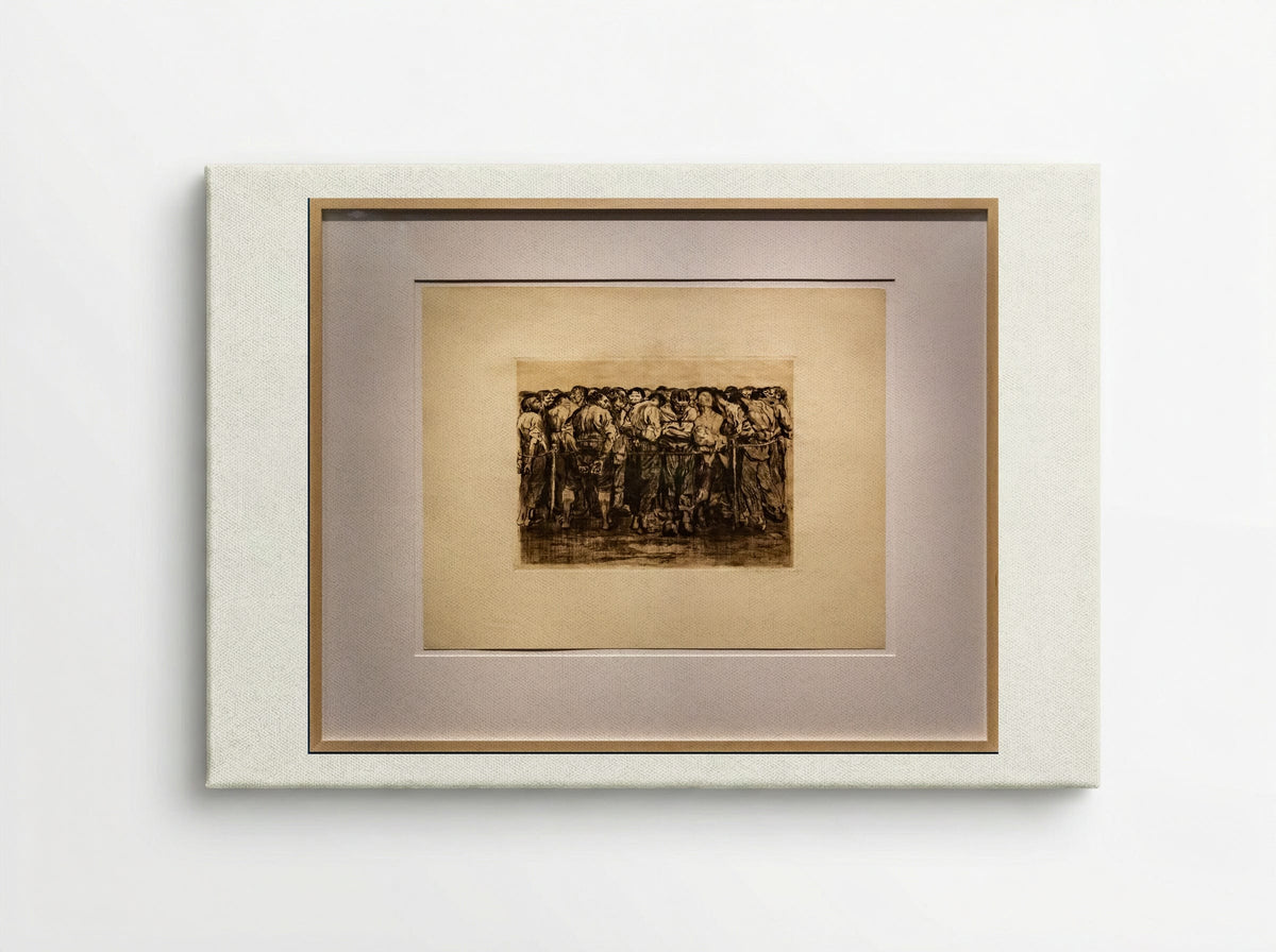 The Prisoners - Käthe Kollwitz - Canvas