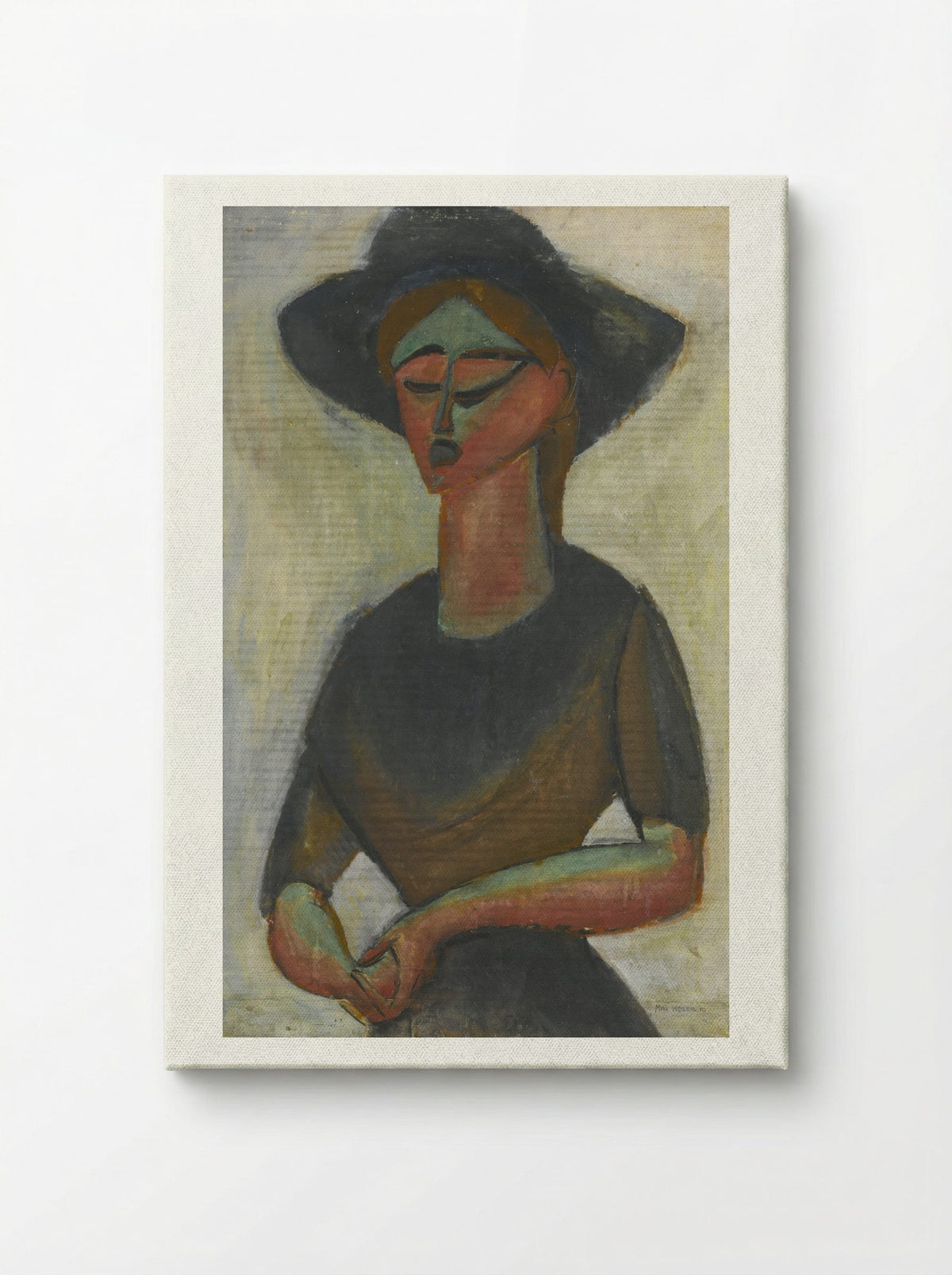 Soloist at Wanamaker's - Max Weber - Canvas
