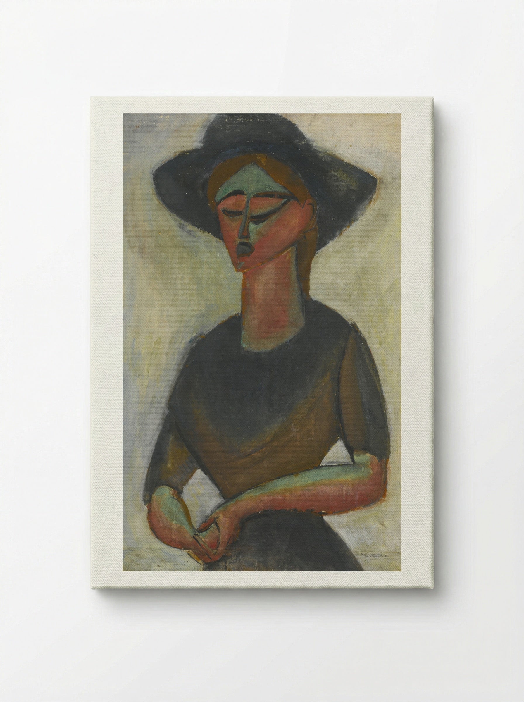 Soloist at Wanamaker's - Max Weber - Canvas