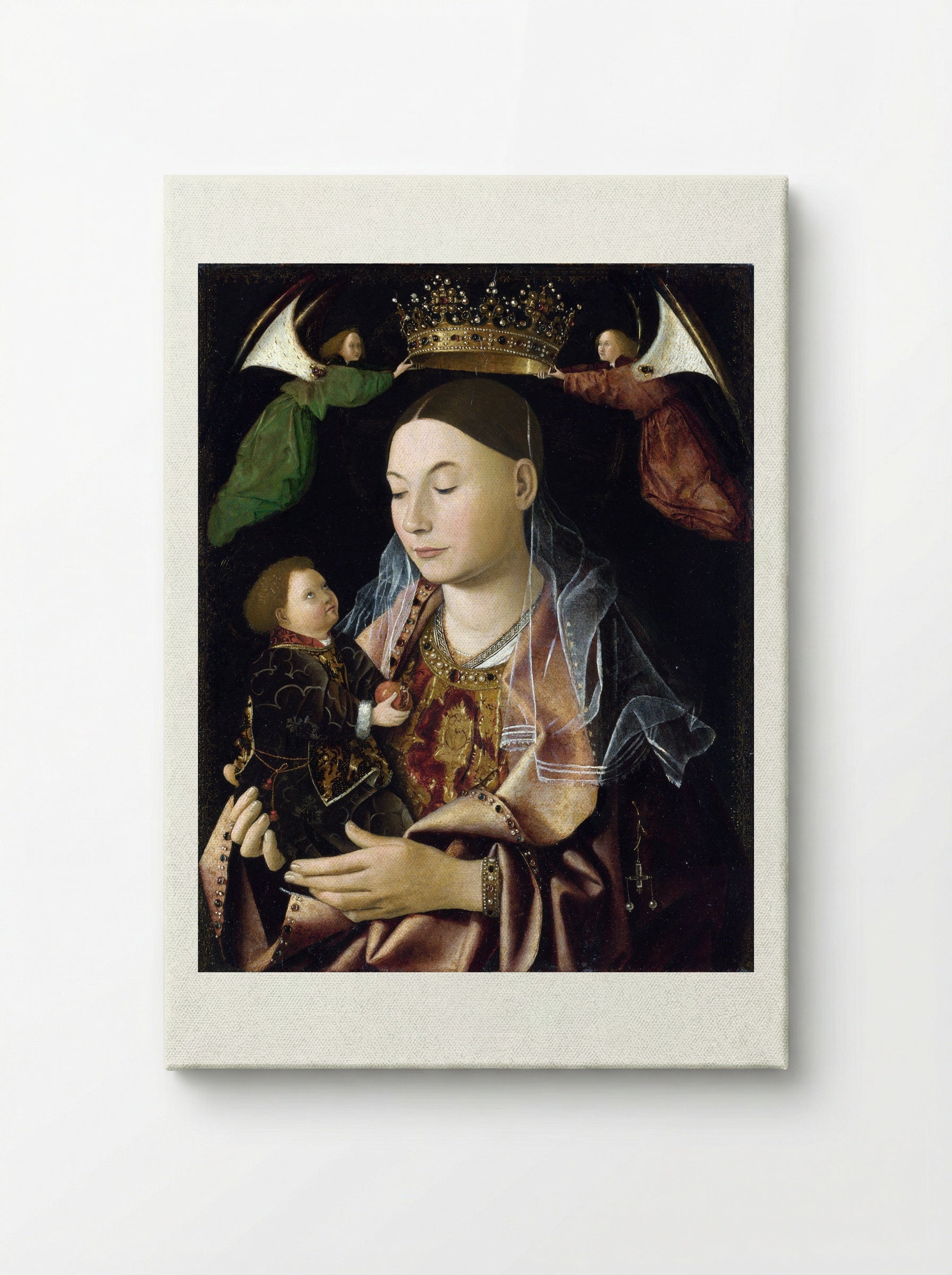 Madonna and Child (Salting Madonna) - Antonello da Messina - Canvas