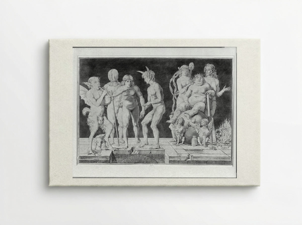 Virtue Combusta - Andrea Mantegna - Canvas