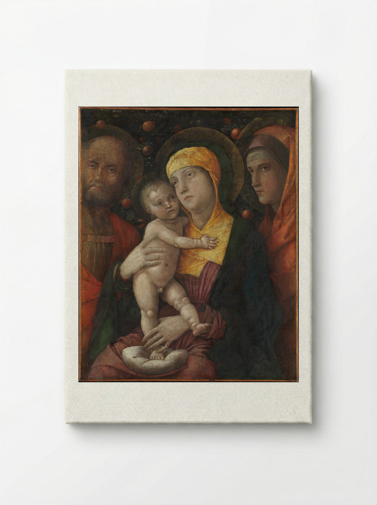 The Holy Family with Saint Mary Magdalen - Andrea Mantegna - Canvas