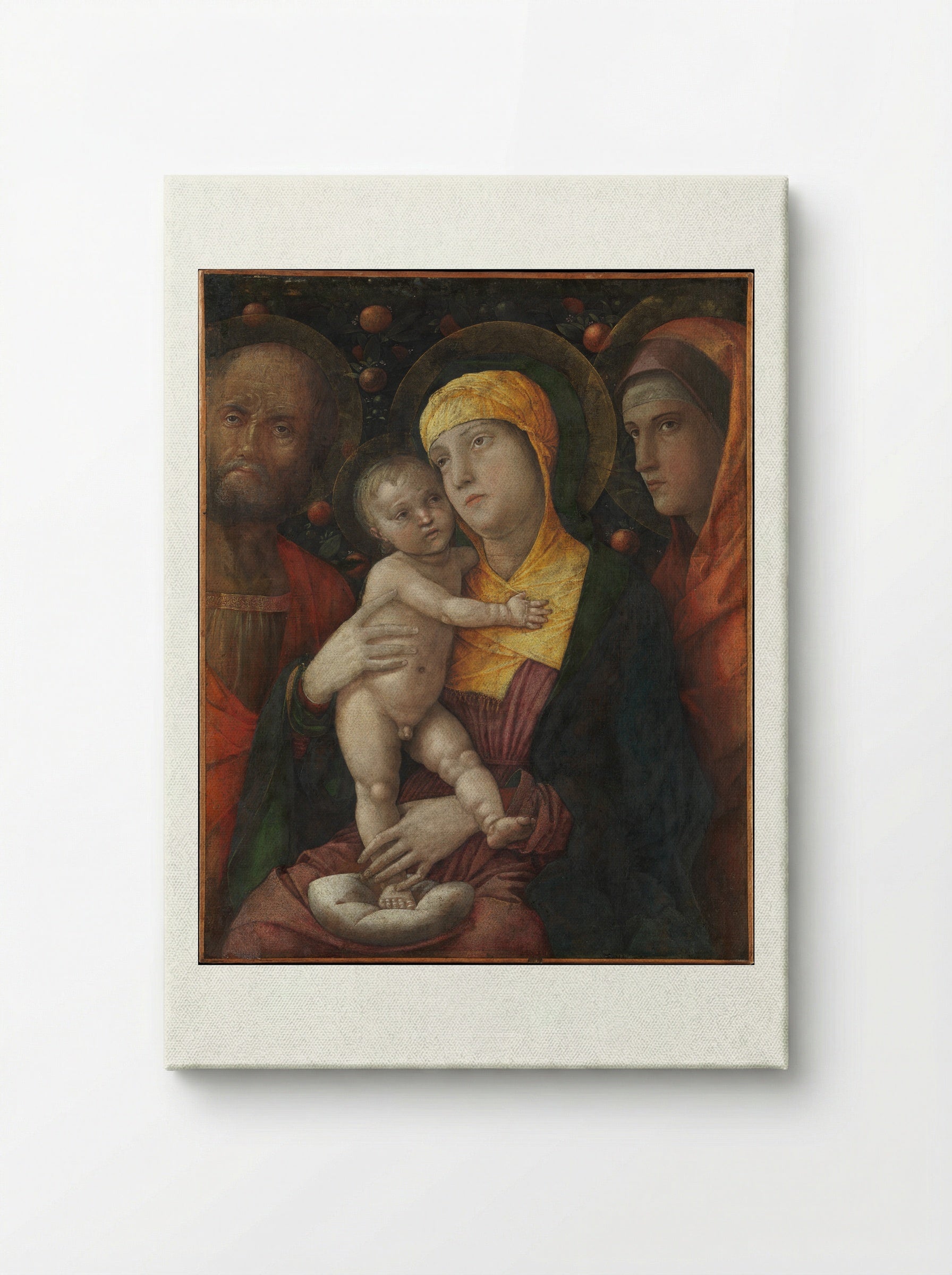 The Holy Family with Saint Mary Magdalen - Andrea Mantegna - Canvas