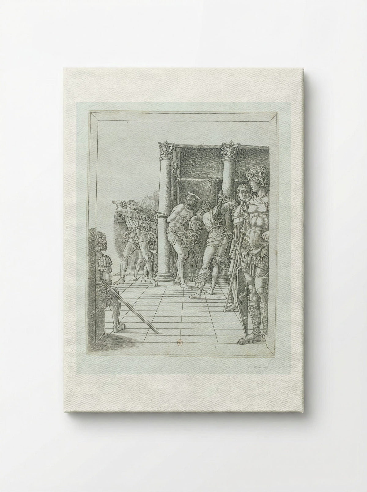 The Flagellation (with the pavement) - Andrea Mantegna - Canvas