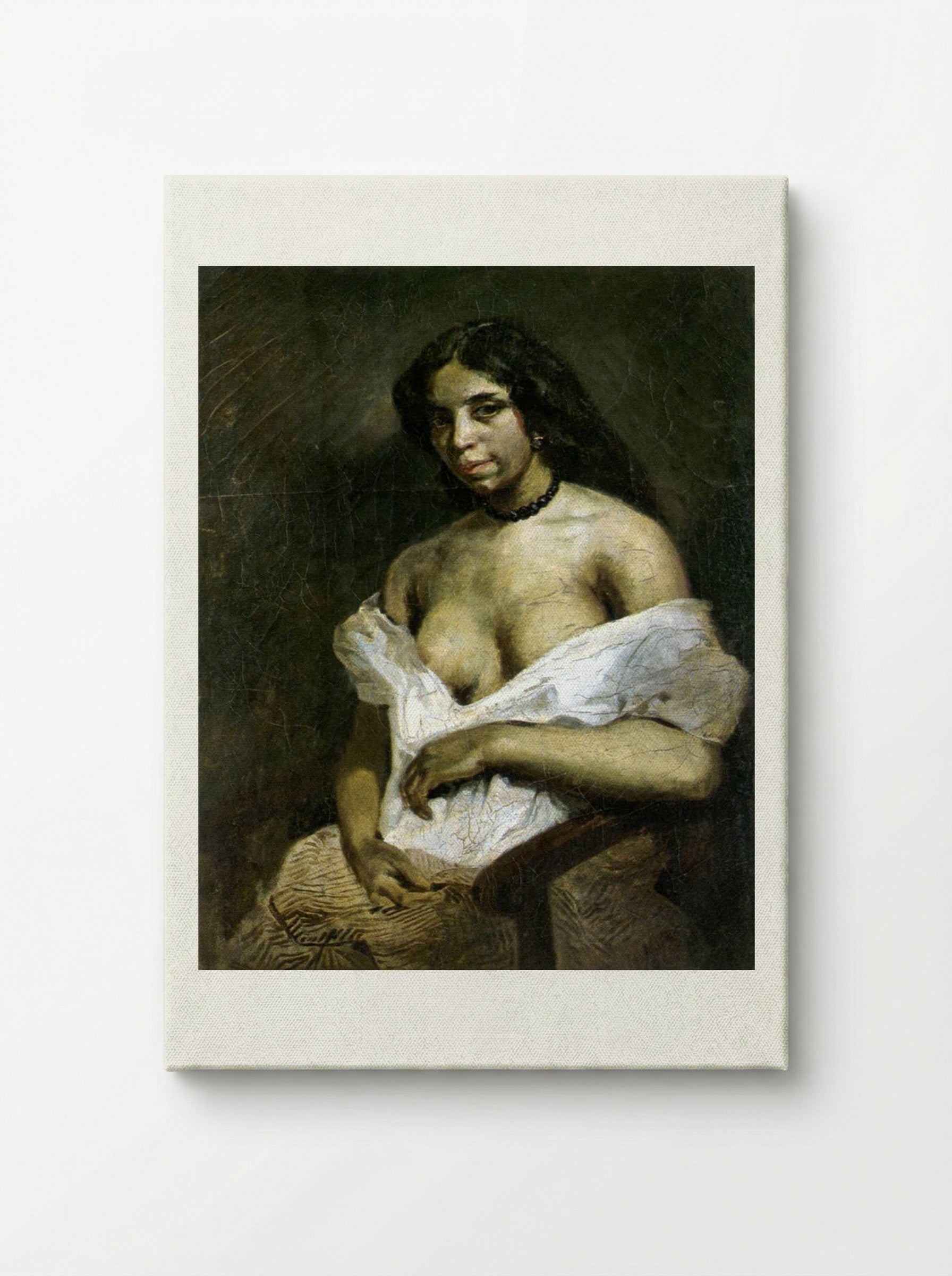 Aspasia - Eugène Delacroix - Canvas