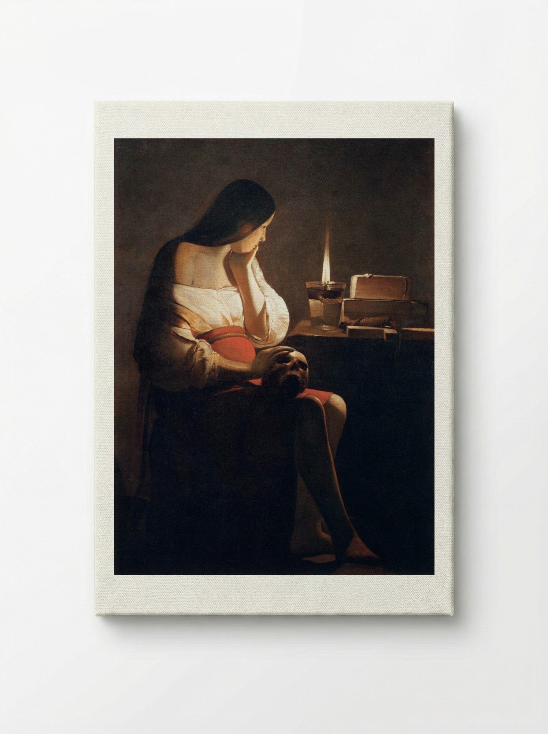 Mary Magdalene with the Night Light - Georges de la Tour - Canvas