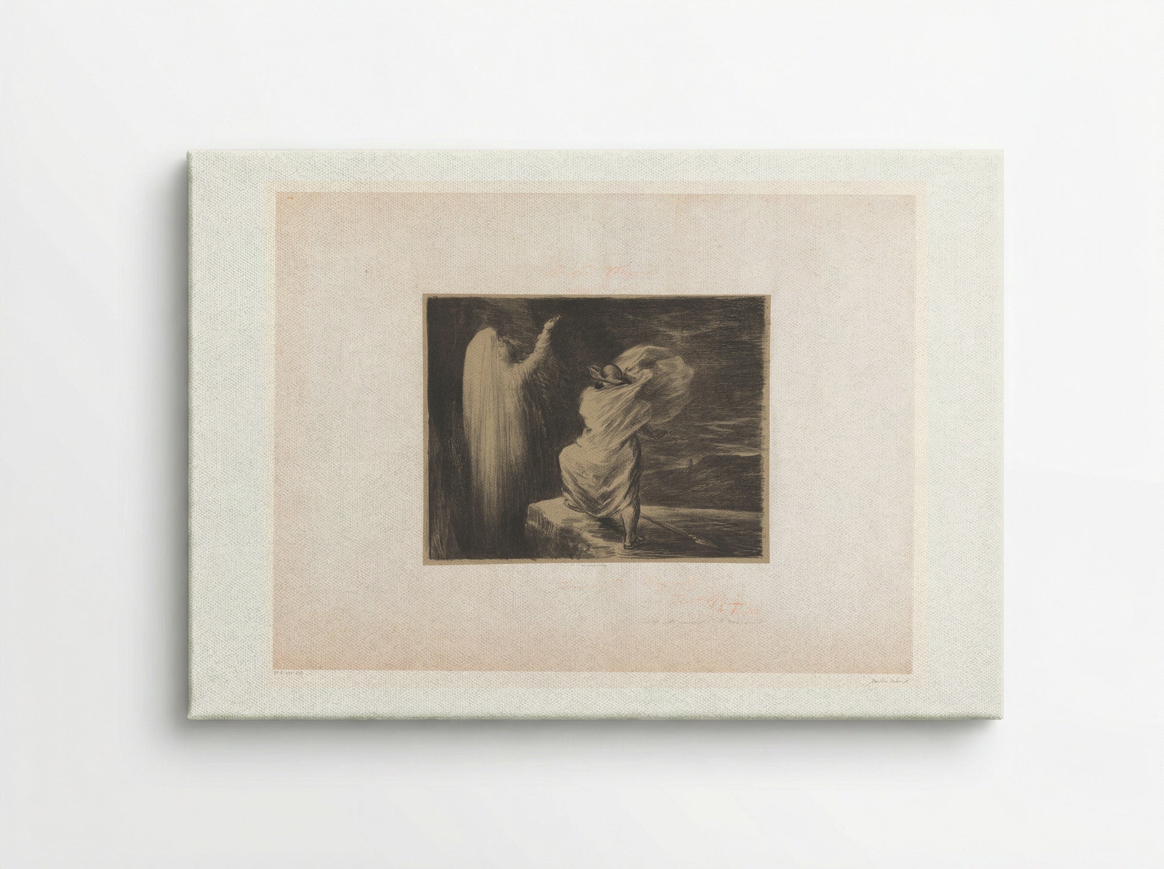 Wotan Summons Erda - Henri Fantin-Latour - Canvas
