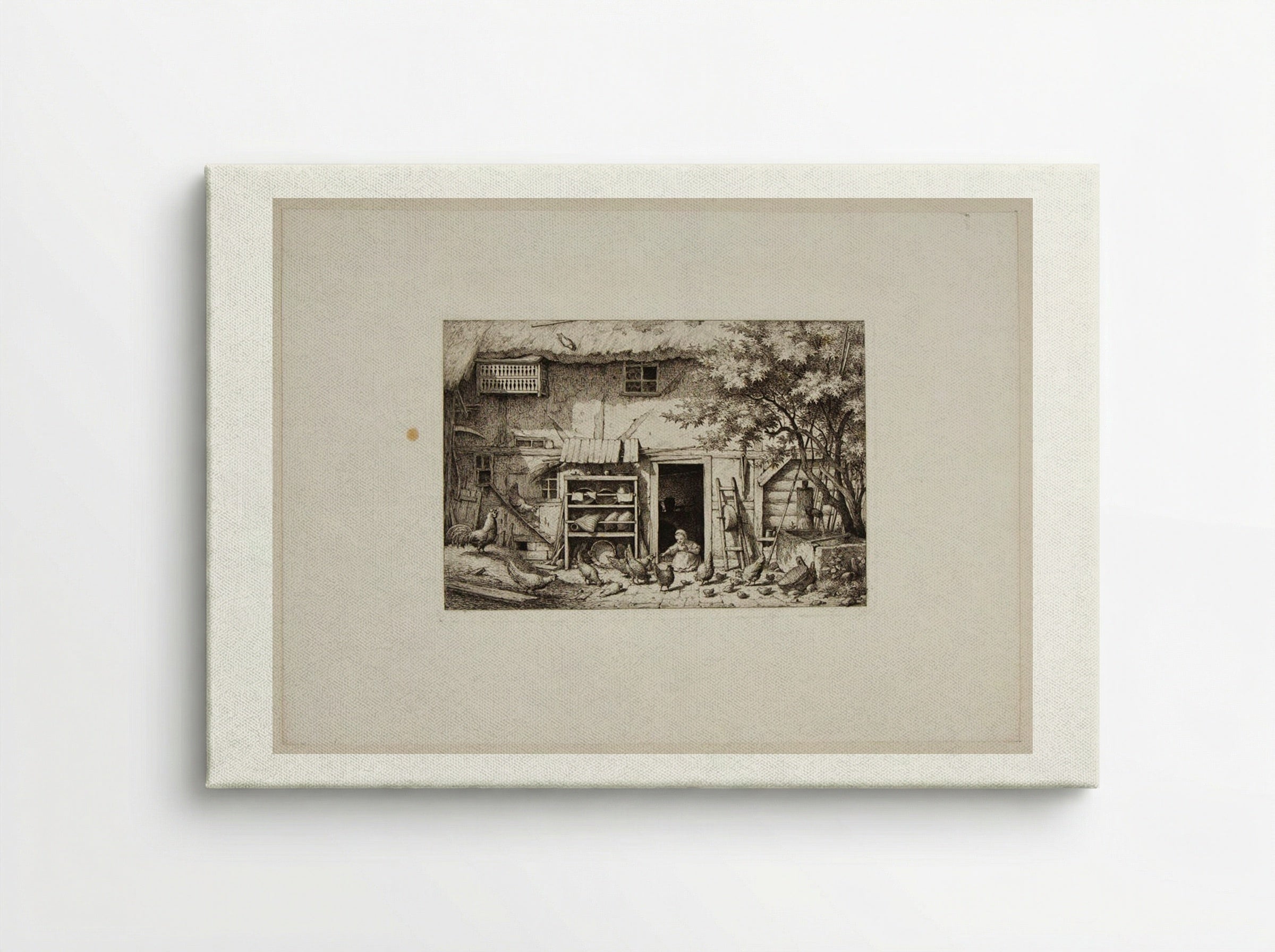 Cottage Door - Otto Wagner - Canvas