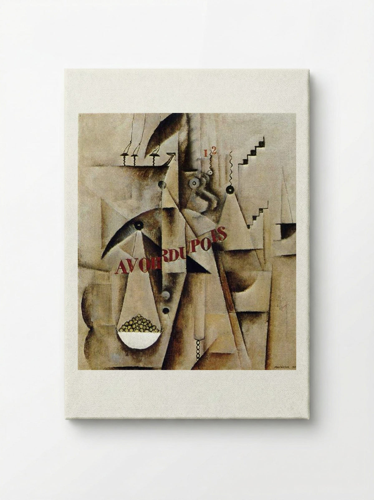 Avoirdupois - Max Weber - Canvas