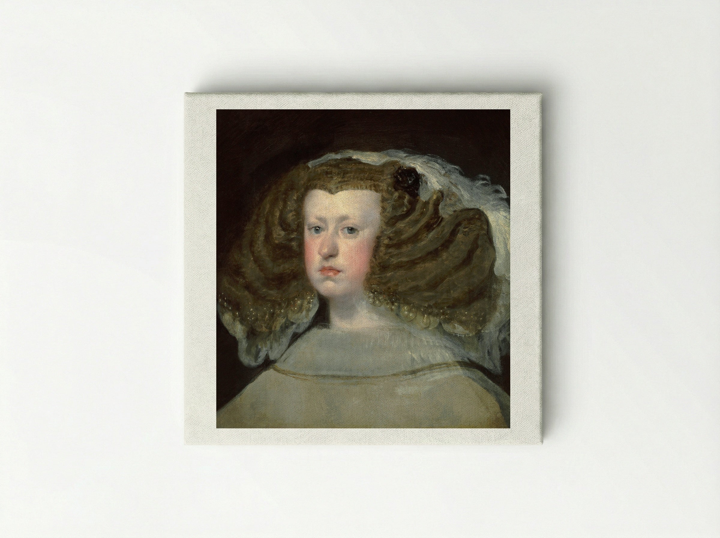 Mariana of Austria, Queen of Spain - Diego Velázquez - Canvas