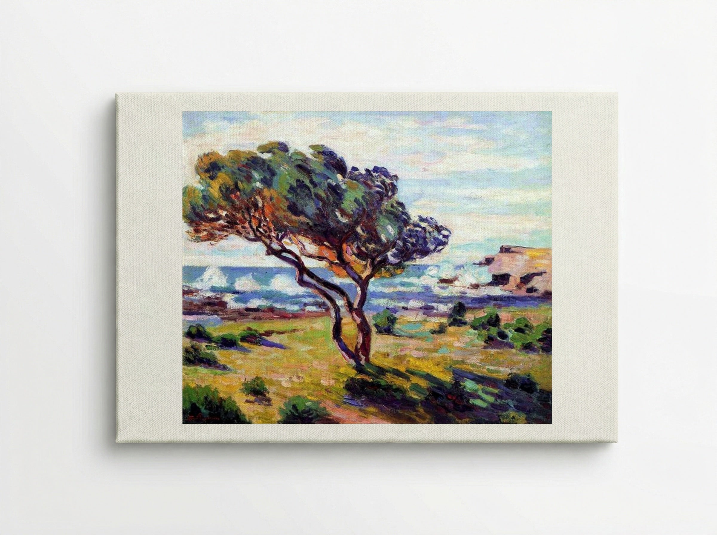 Rafales de vent, Le Brusc - Armand Guillaumin - Canvas