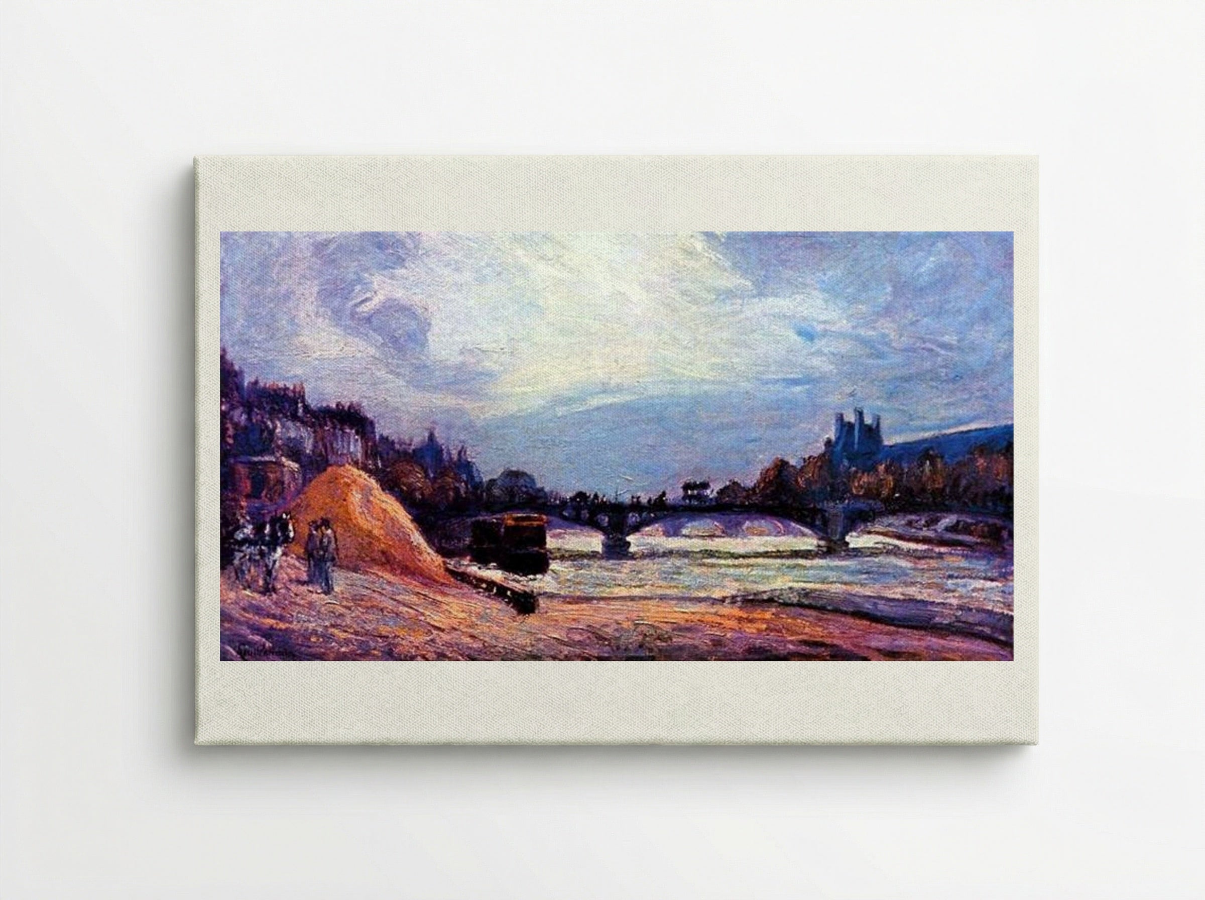 Le Pont des Arts - Armand Guillaumin - Canvas