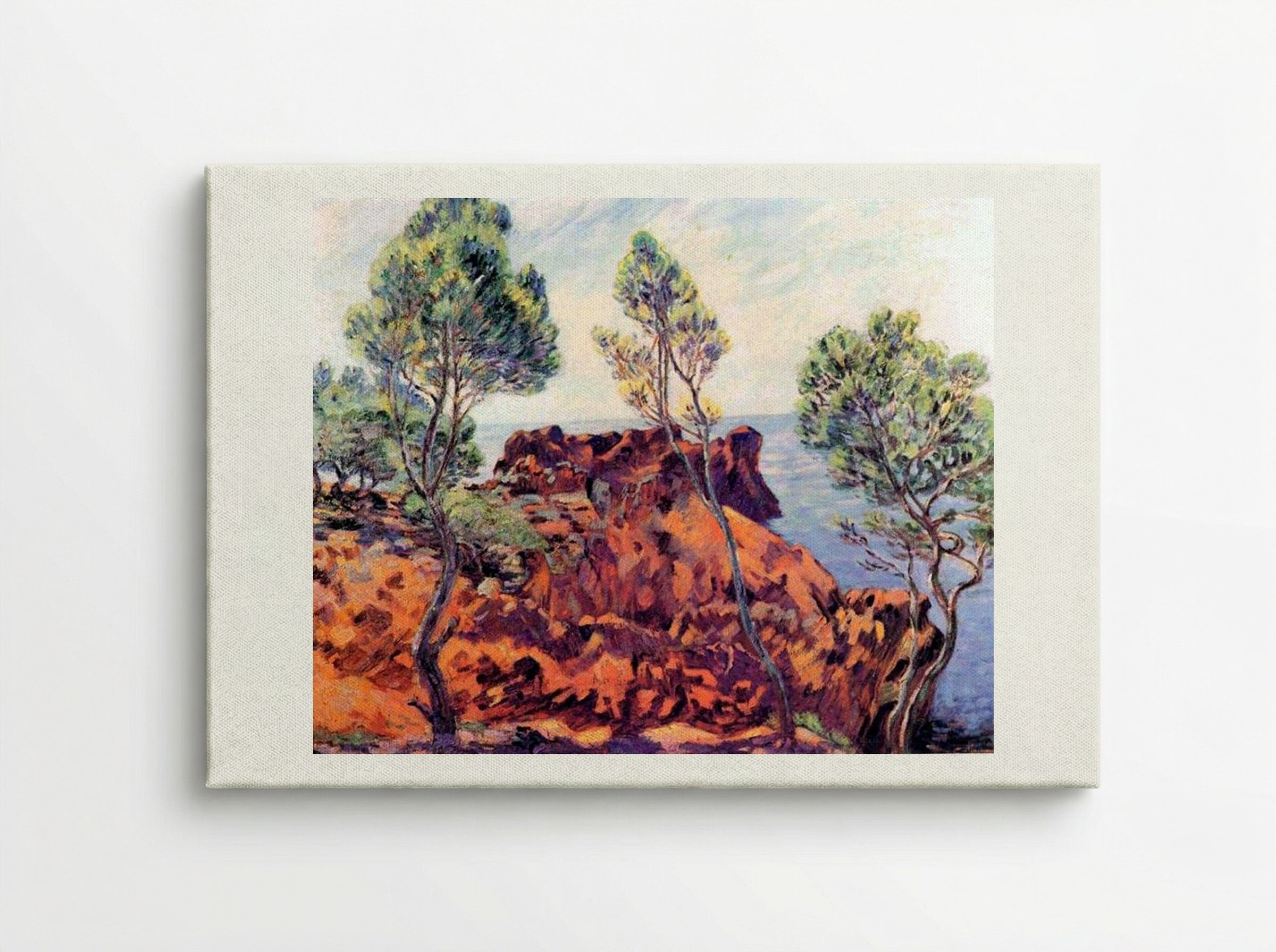 Agay, les Roches Rouges - Armand Guillaumin - Canvas