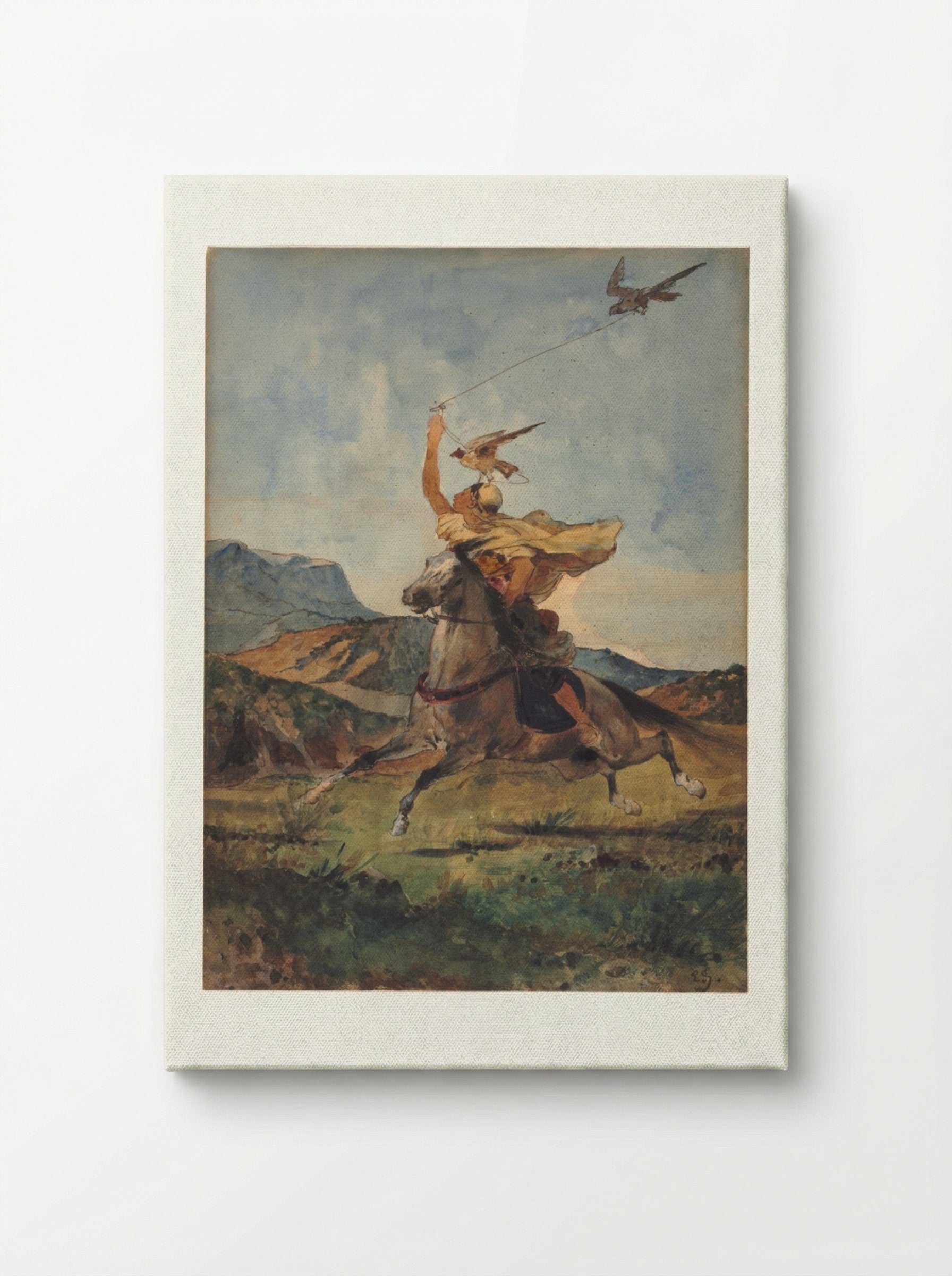 The Falconer - Eugène Fromentin - Canvas
