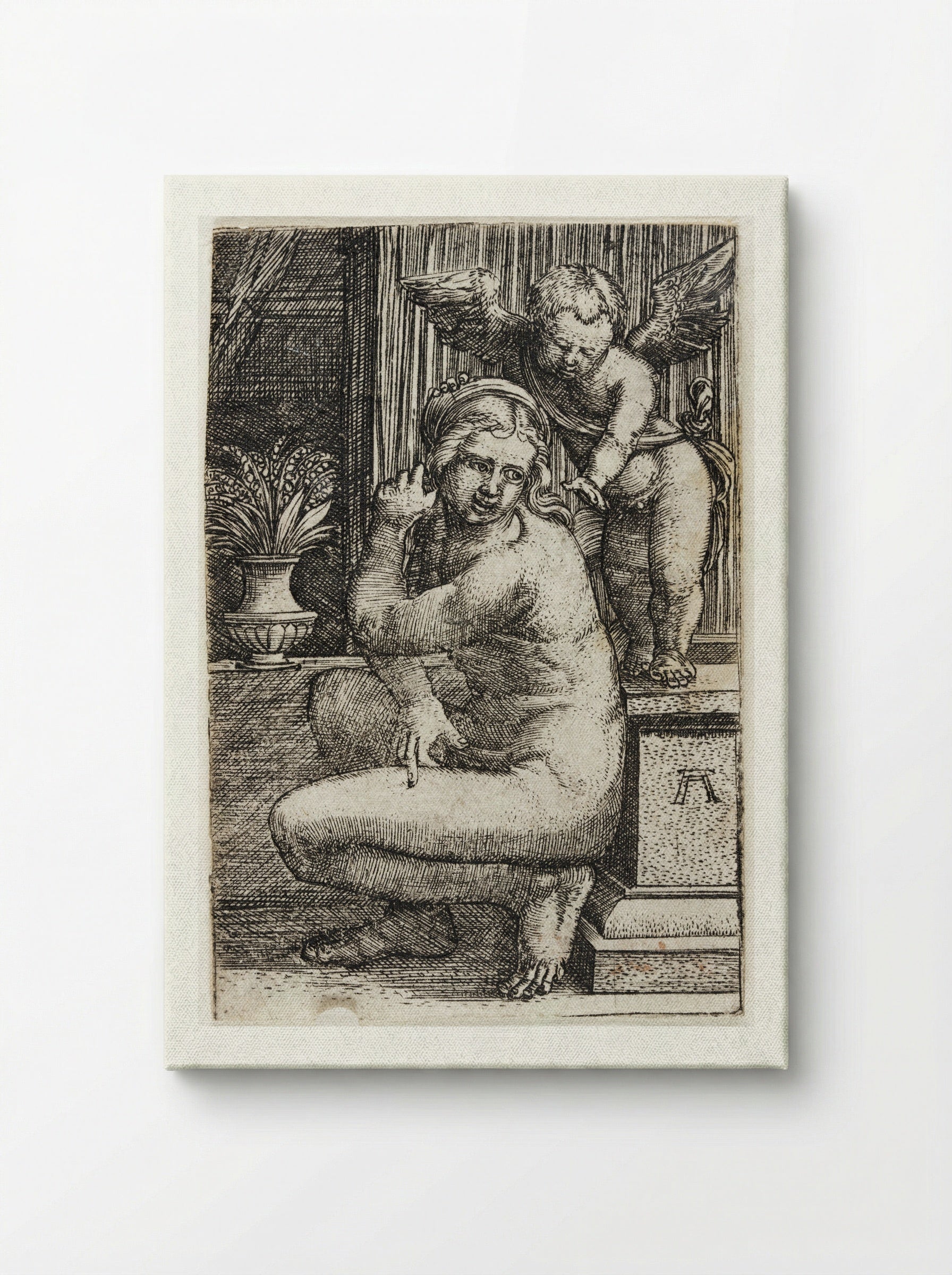 Crouching Venus - Albrecht Altdorfer - Canvas