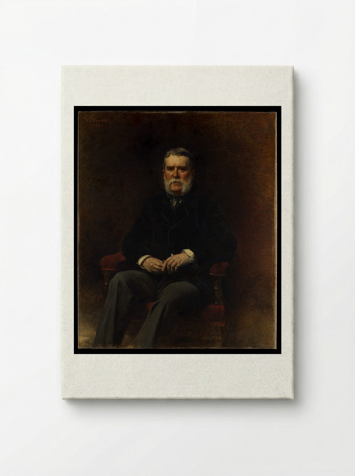 John Taylor Johnston - Léon Bonnat - Canvas